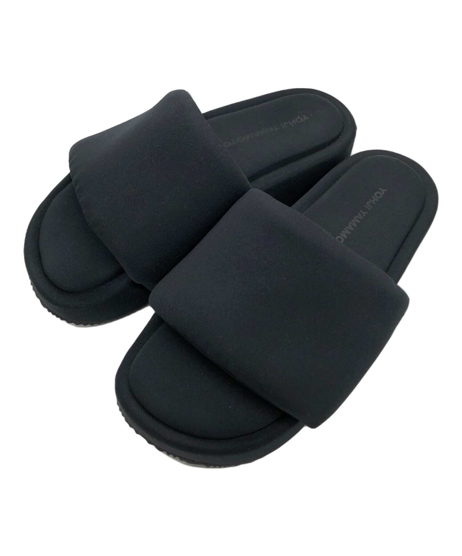 中古・古着通販】Y-3 (ワイスリー) 厚底 スライドサンダル ブラック 