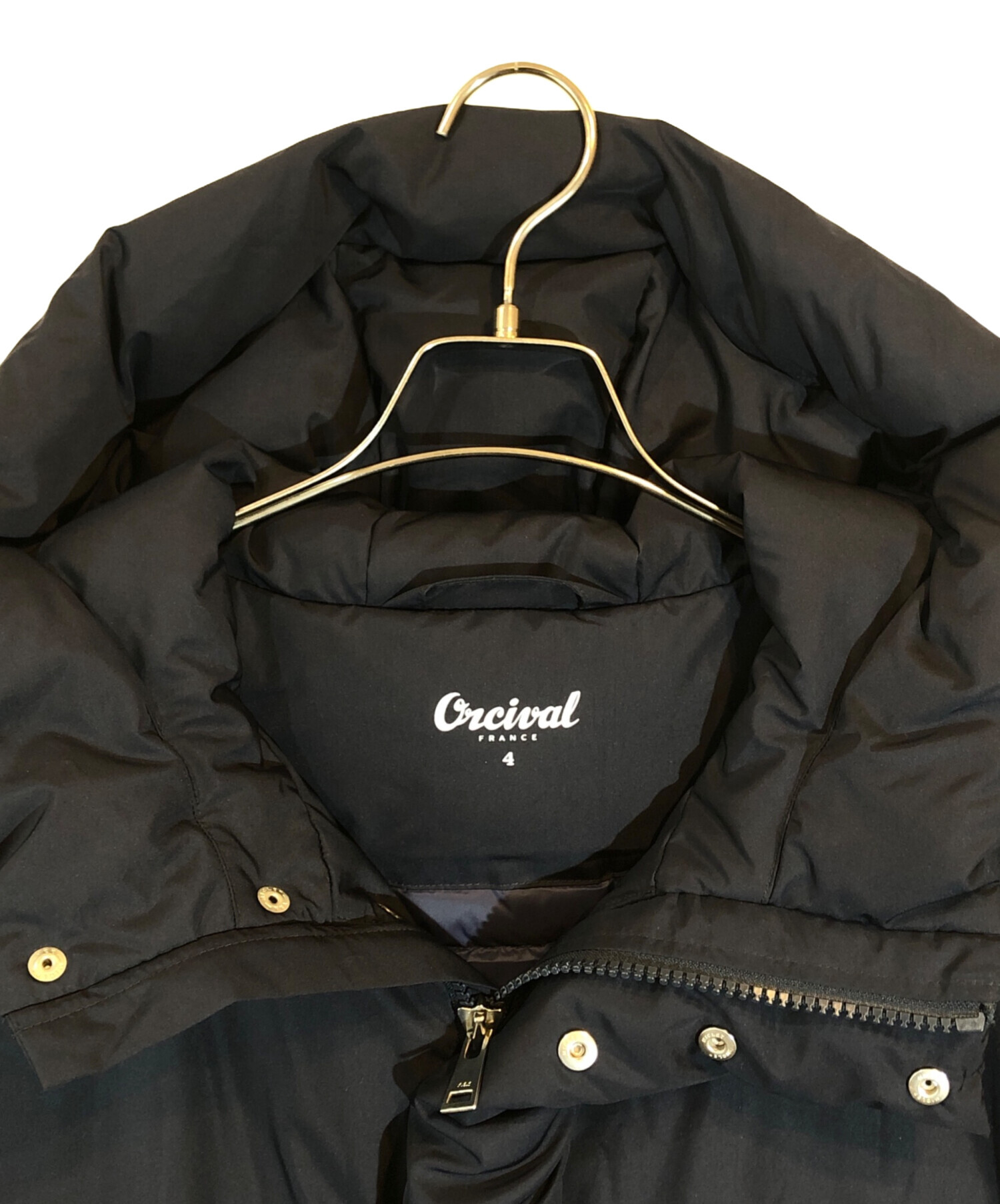 中古・古着通販】ORCIVAL (オーシバル) フーデットダウンブルゾン 