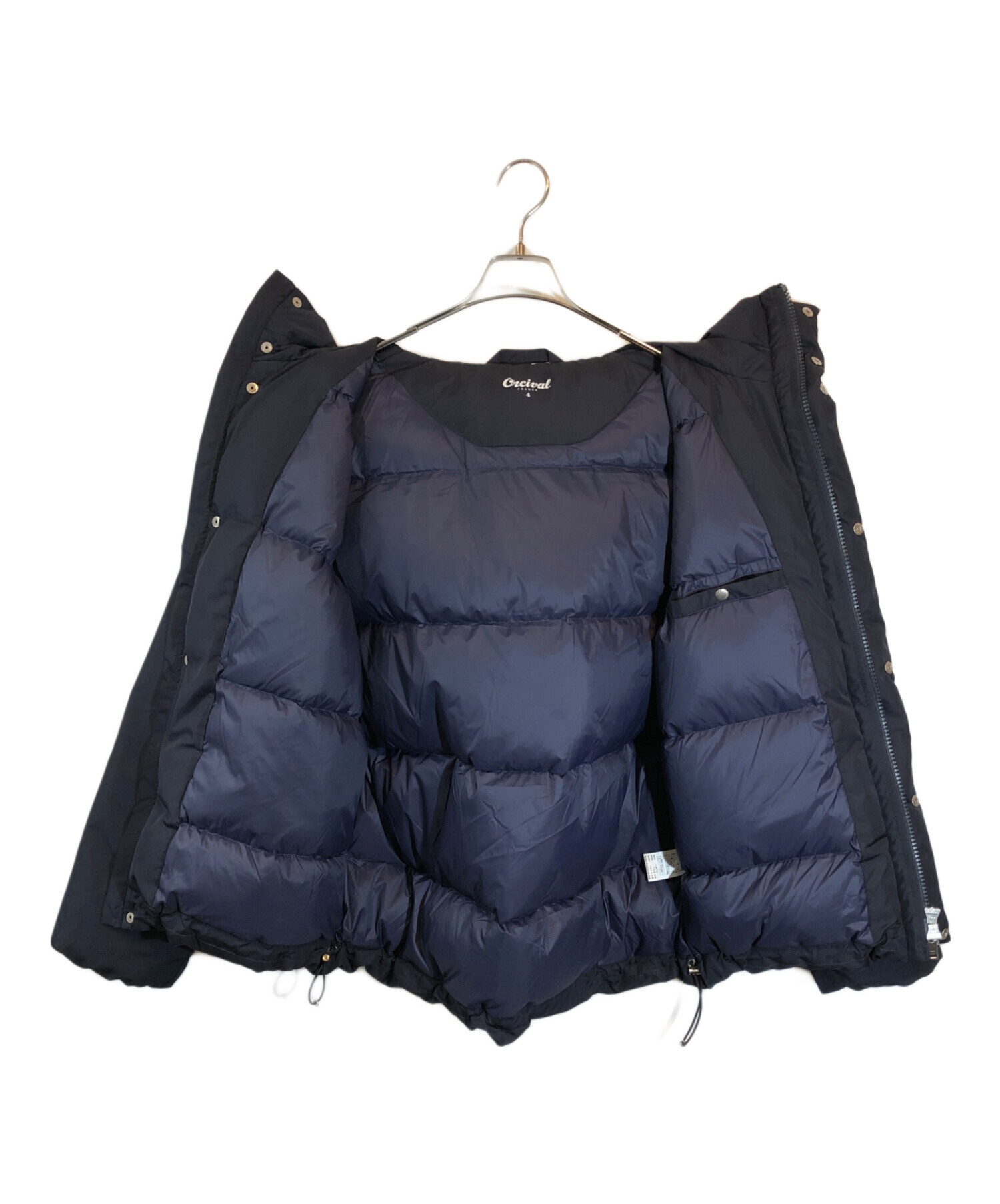 中古・古着通販】ORCIVAL (オーシバル) フーデットダウンブルゾン 