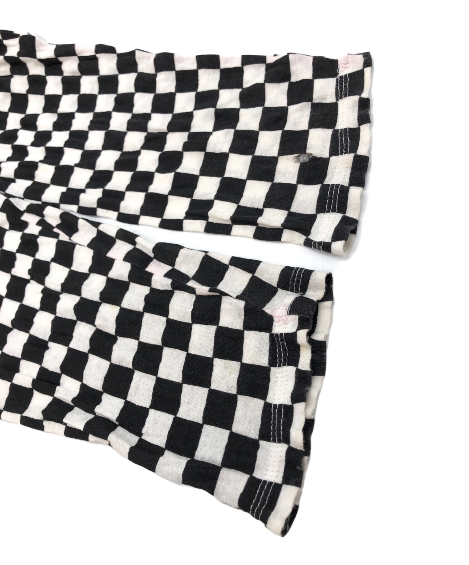 中古・古着通販】ERL (イーアールエル) distressed-finish cotton T