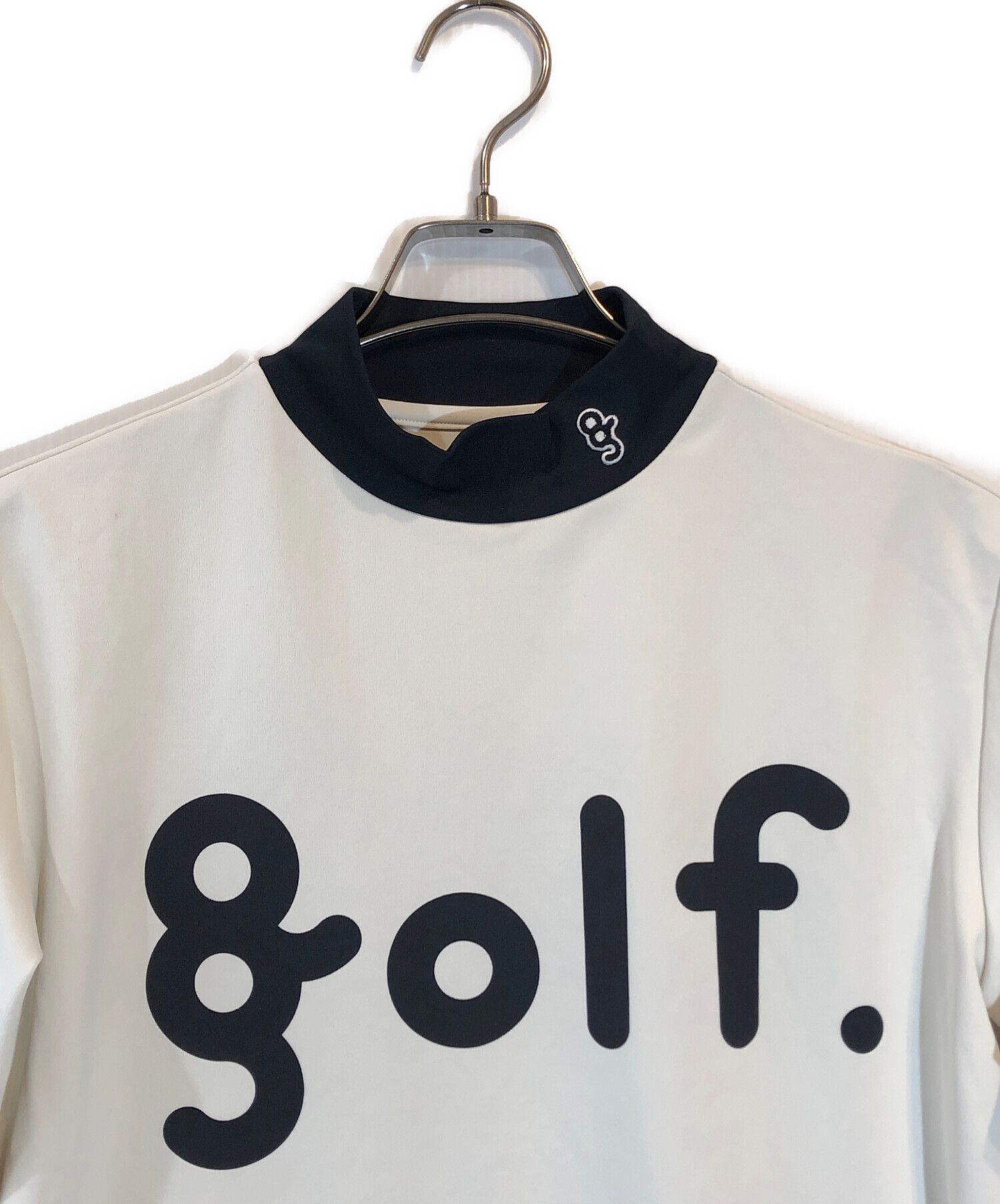 中古・古着通販】8G SHOOT (エイジシュート) LOGO PRINT MOCK NECK L/S