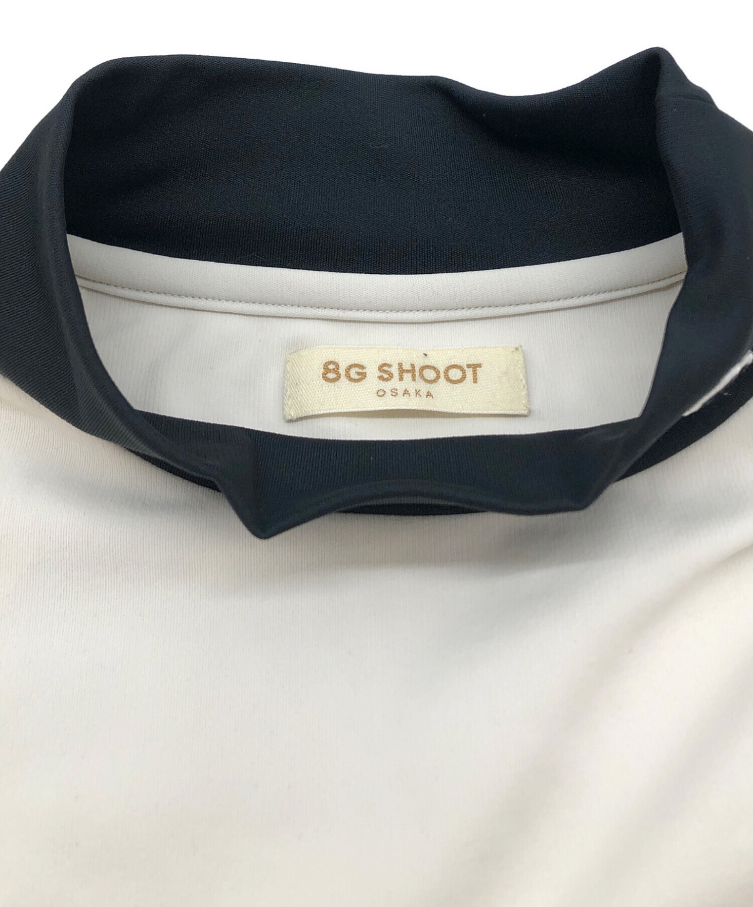 中古・古着通販】8G SHOOT (エイジシュート) LOGO PRINT MOCK NECK L/S