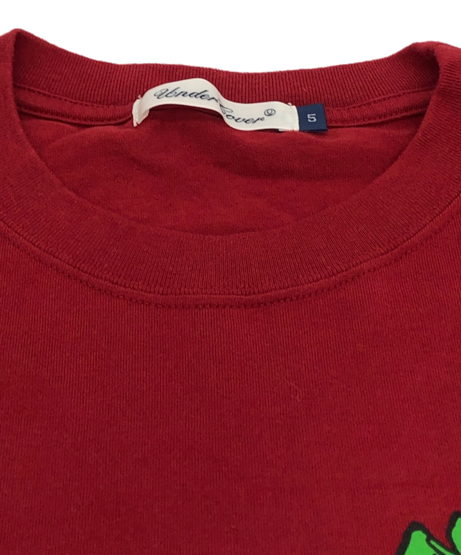 中古・古着通販】UNDERCOVER (アンダーカバー) プリントTシャツ レッド