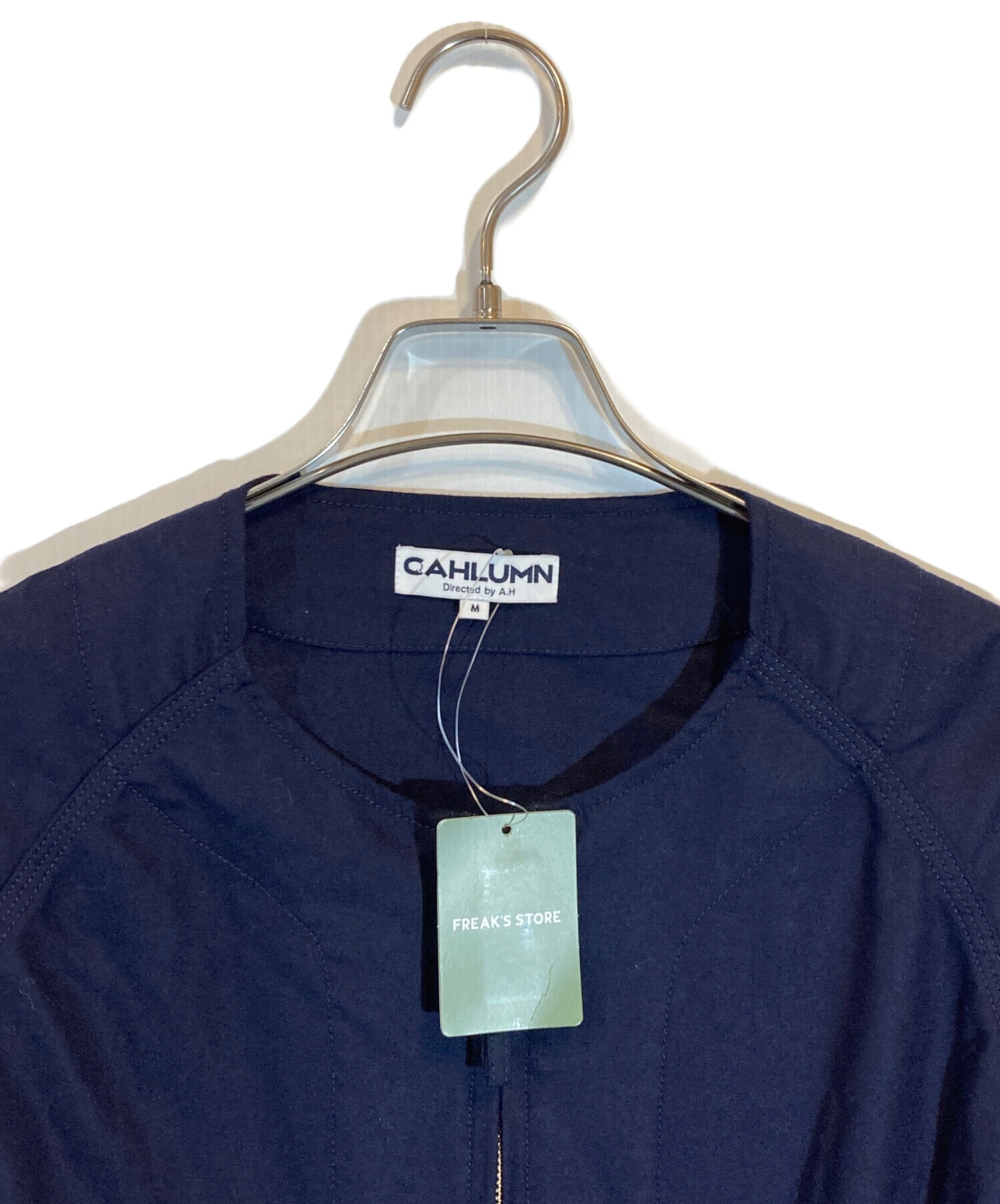 中古・古着通販】CAHLUMN (カウラム) ベースボールシャツLS ネイビー 