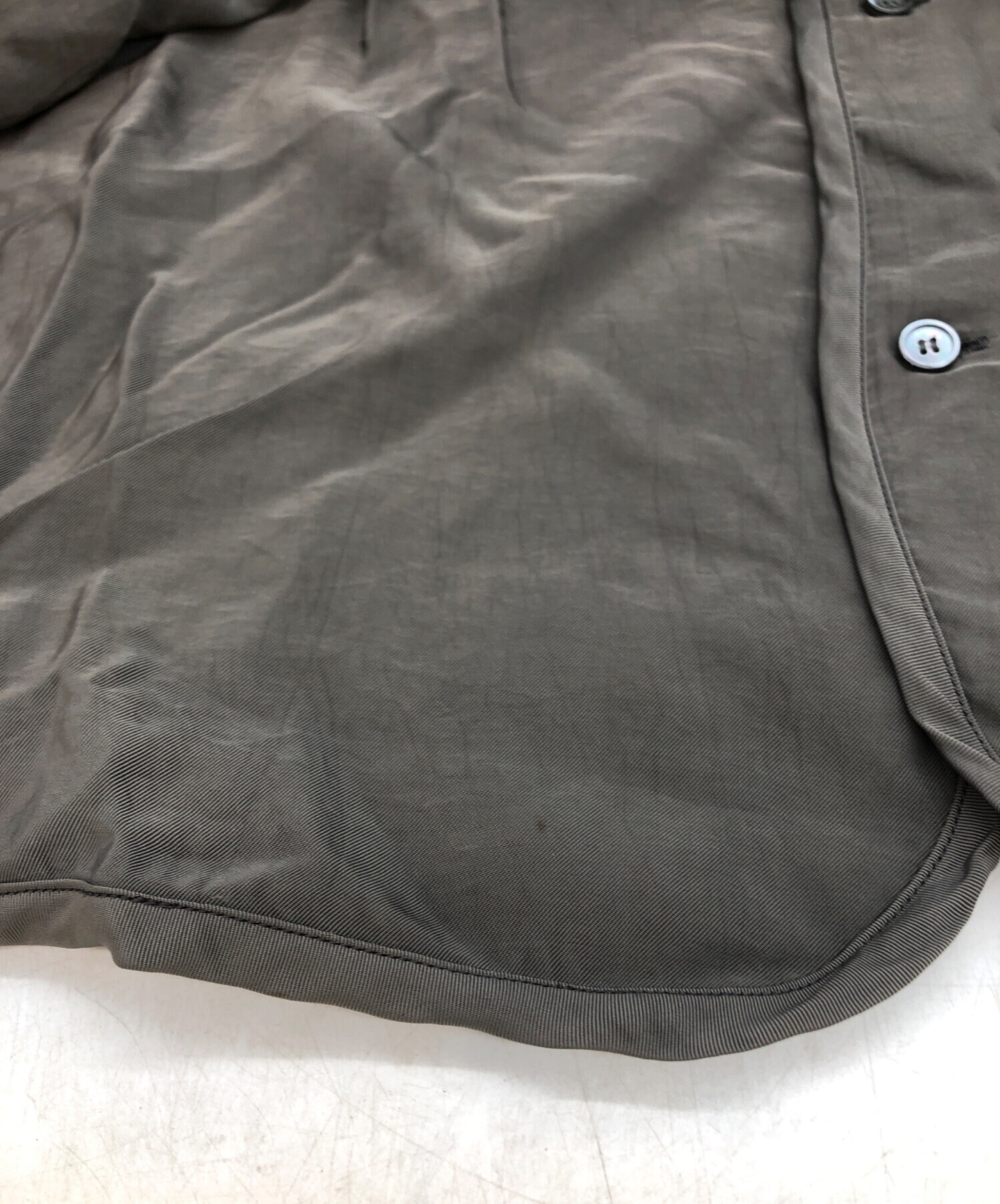 中古・古着通販】OAMC (オーエーエムシー) Alpha Shirt グレー サイズ