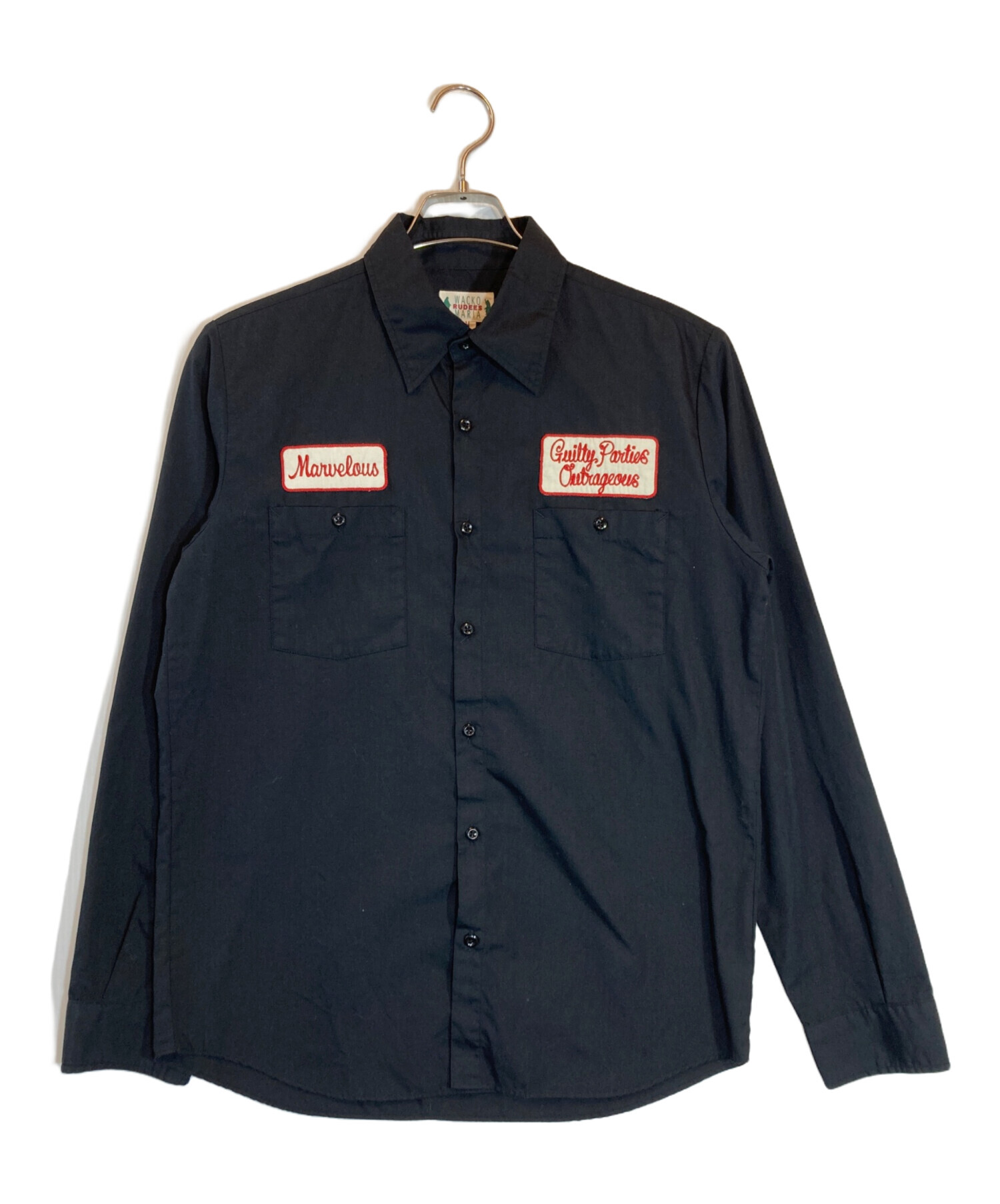 ワコマリア WACKO MARIA 50'S SHIRT PURPLE Mサイズ WACKO MARIA