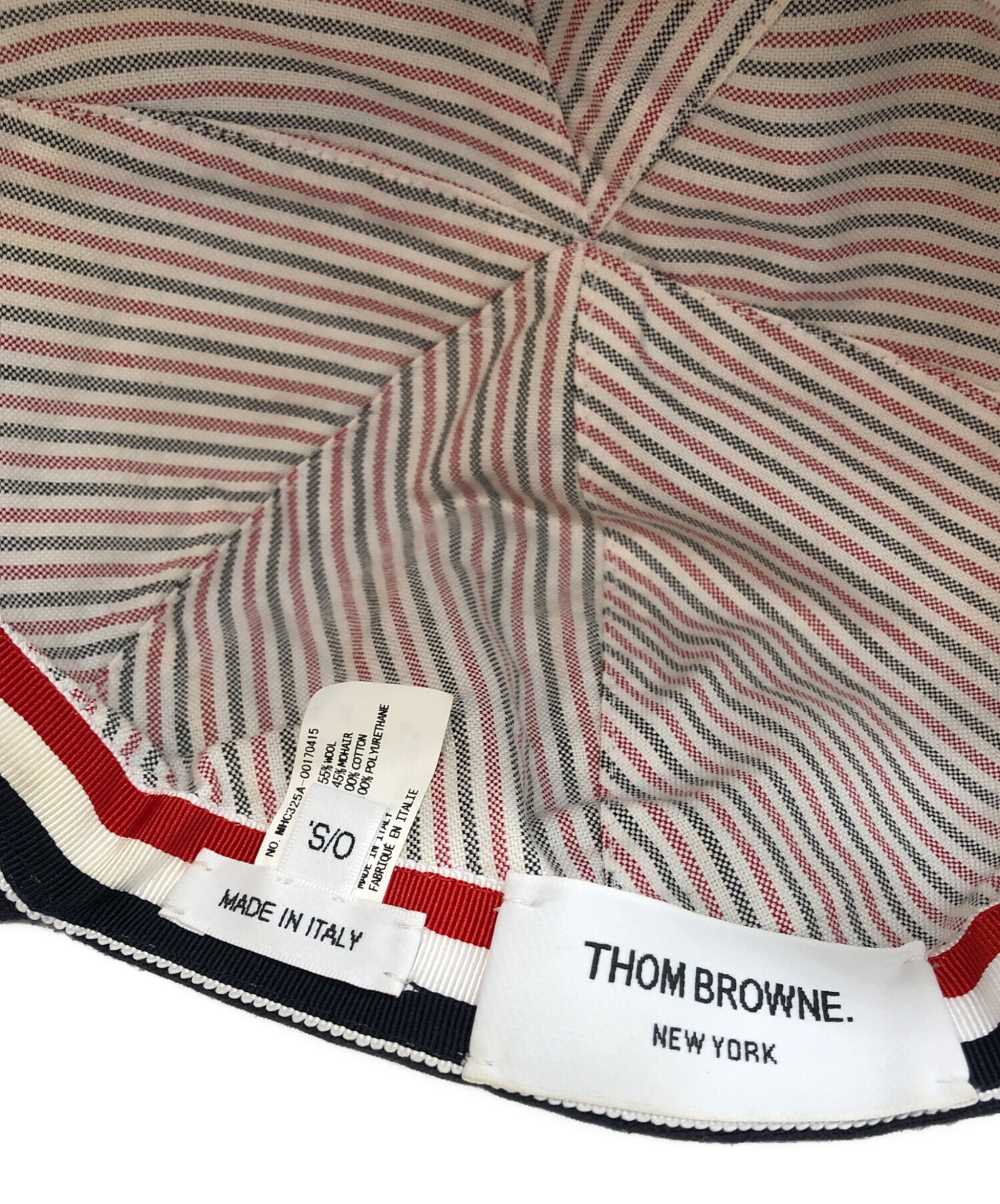中古・古着通販】Thom Browne (トムブラウン) ベースボールキャップ