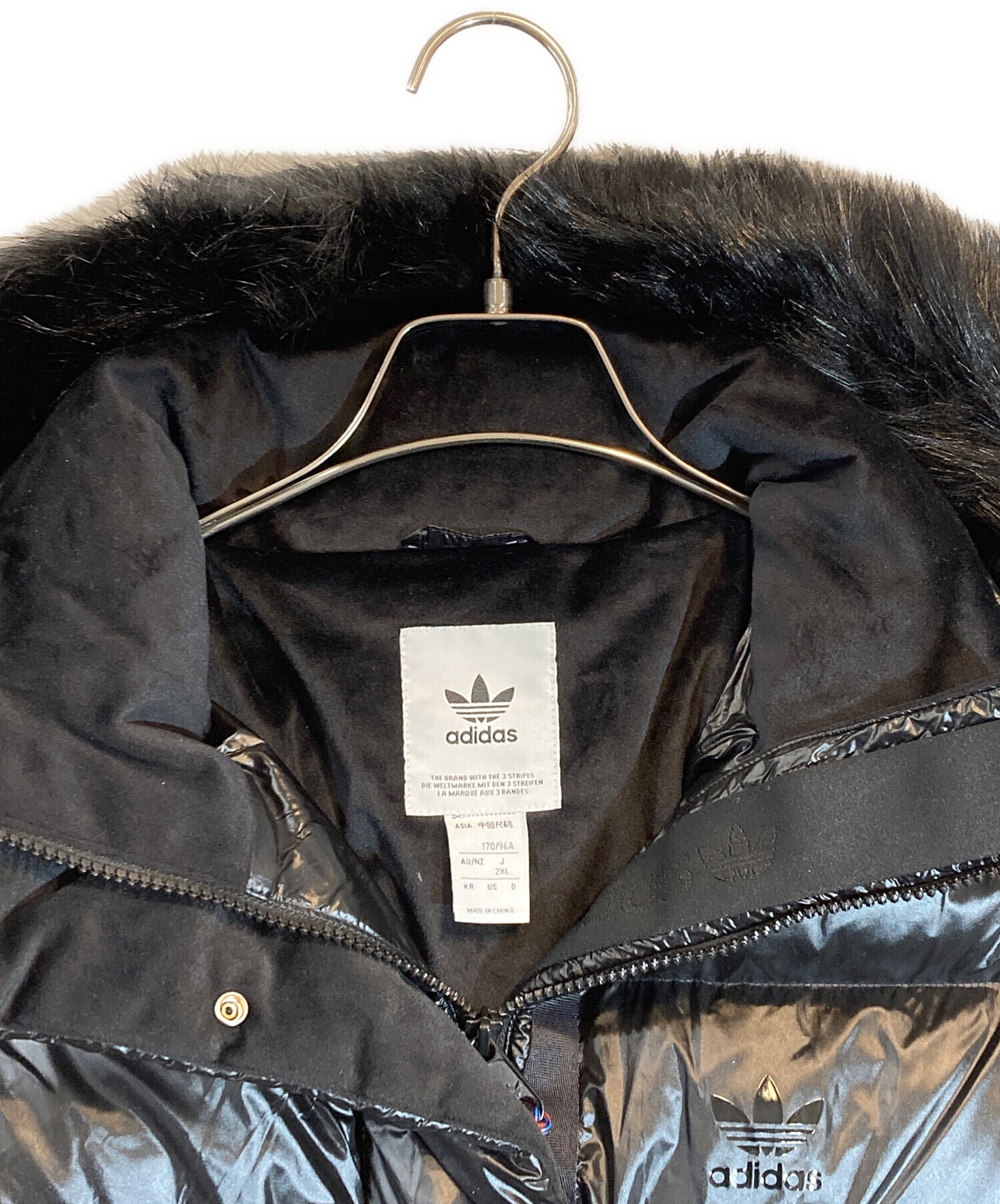 中古・古着通販】adidas (アディダス) パフ ロングファージャケット