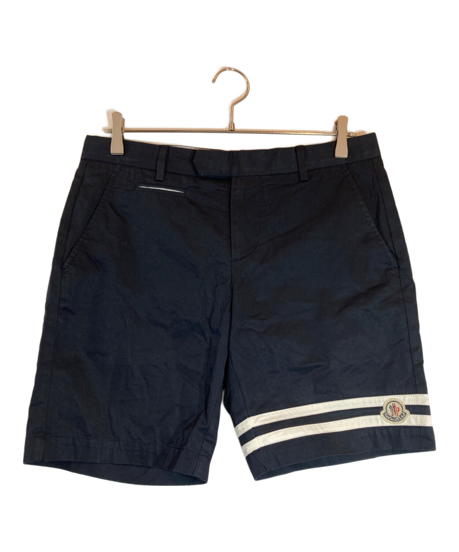 中古・古着通販】MONCLER (モンクレール) ハーフパンツ ネイビー