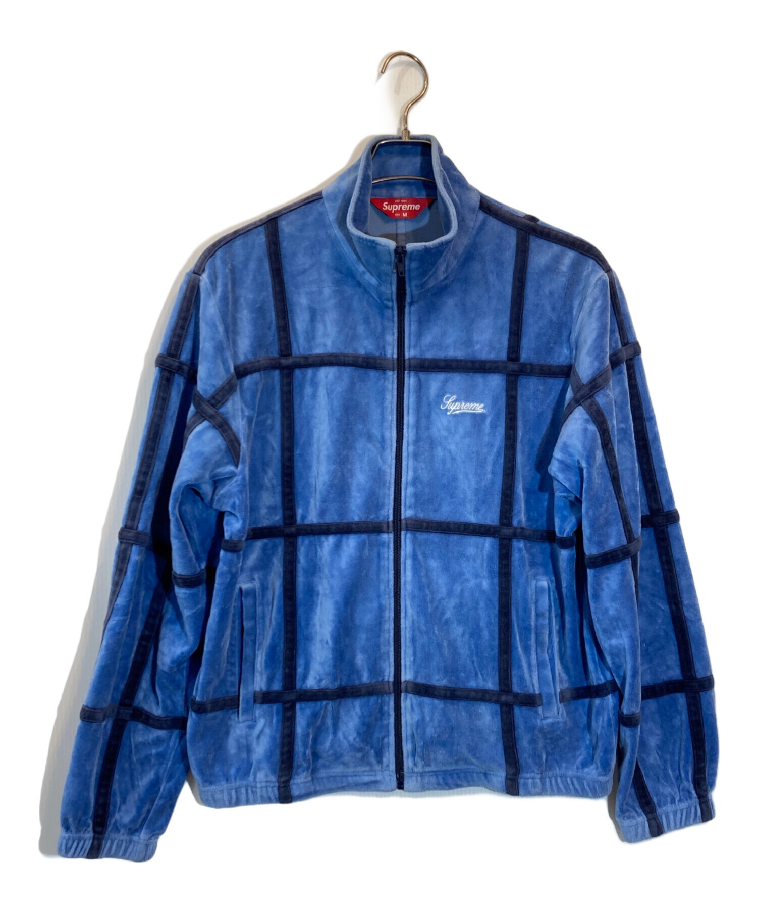 中古・古着通販】Supreme (シュプリーム) Grid Taping Velour Jacket