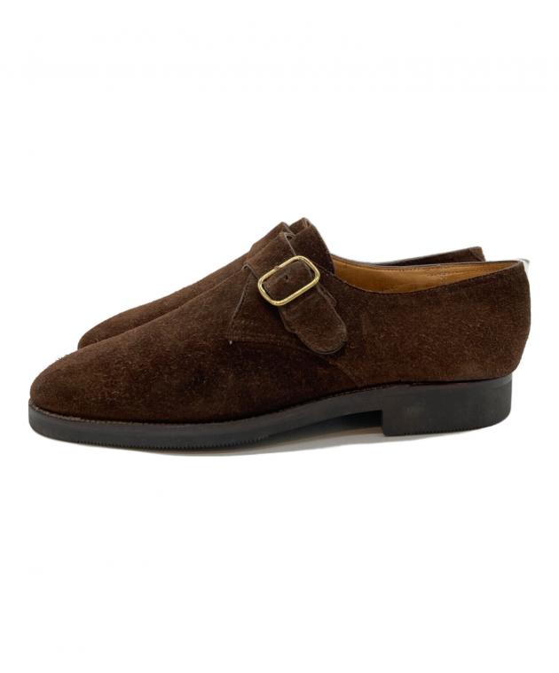 John Lobb シングルモンクストラップ ダークブラウン 中古・古着通販】JOHN LOBB (ジョンロブ) モンクストラップシューズ