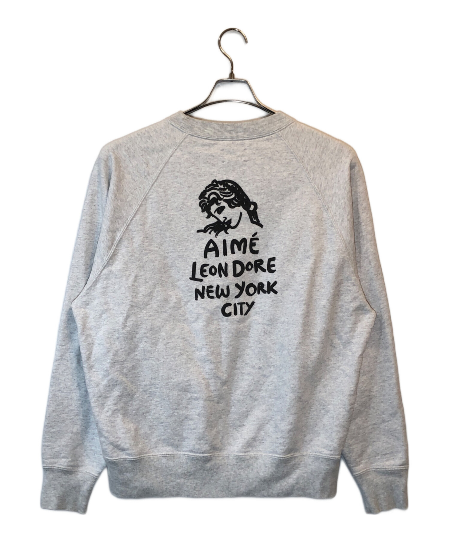 AIMÉ LEON DORE バックプリント スウェット グレー 中古・古着通販】Aime Leon Dore (エメ レオン ドレ) プリント