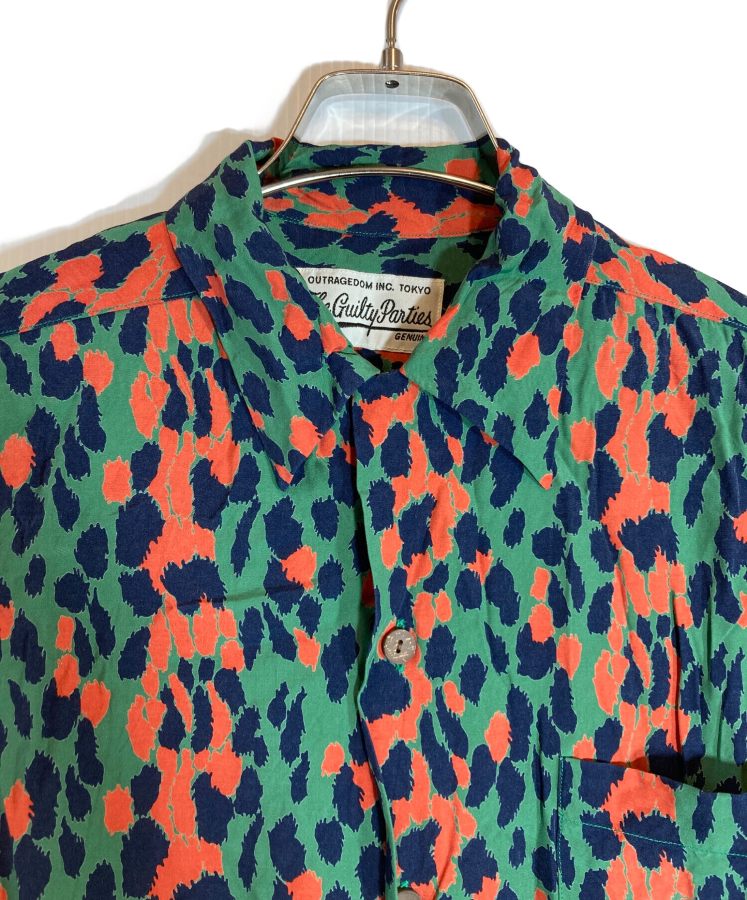 グリーン　スエード　ワコマリア　wacko Maria 中古・古着通販】WACKO MARIA (ワコマリア) LEOPARD S/S HAWAIIAN