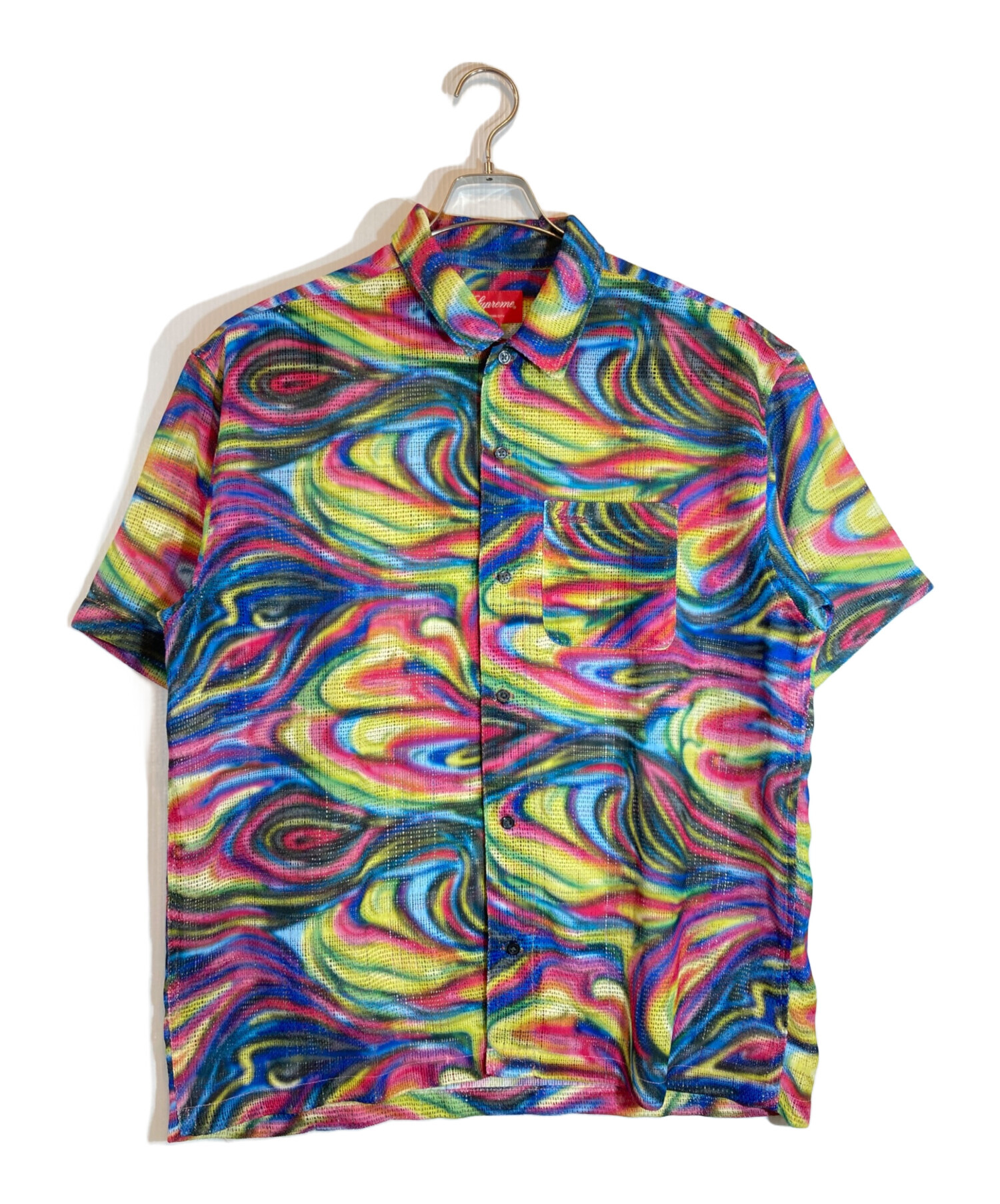 中古・古着通販】Supreme (シュプリーム) MESH STRIPE S/S SHIRT 