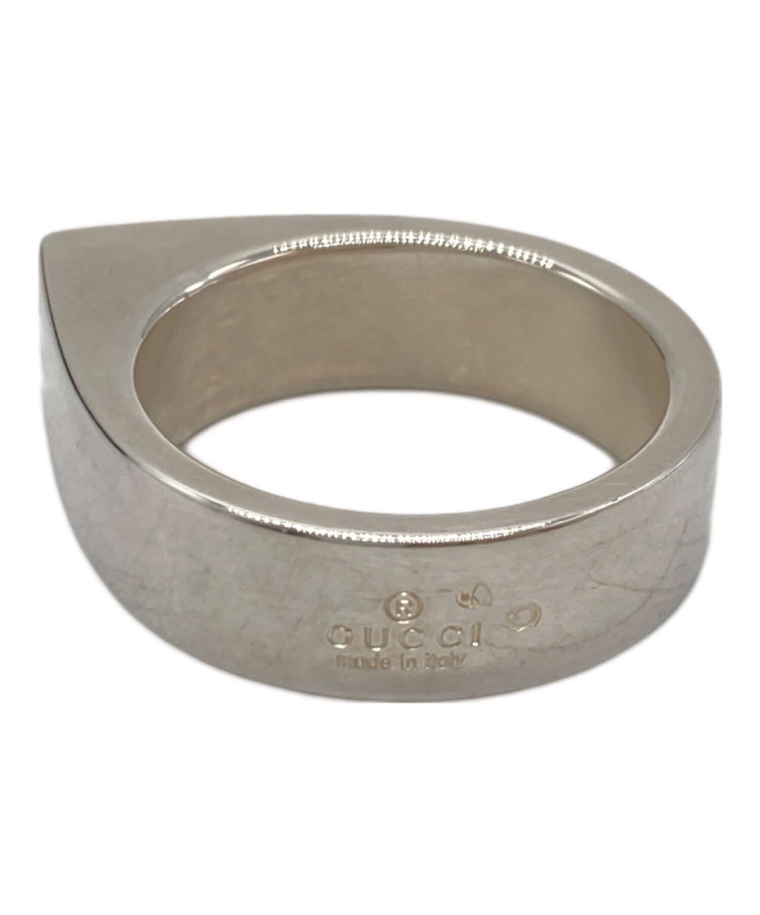 中古・古着通販】GUCCI (グッチ) 三角リング シルバー サイズ:18号