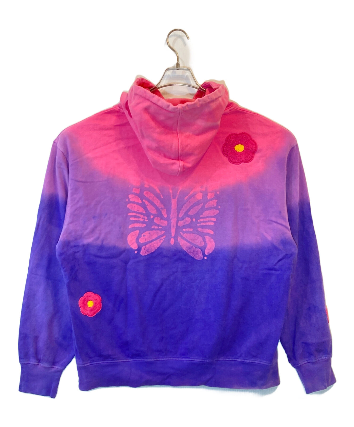 パ*ン様 Needles パピヨン刺繍 ホワイトパープルトラックジャケット