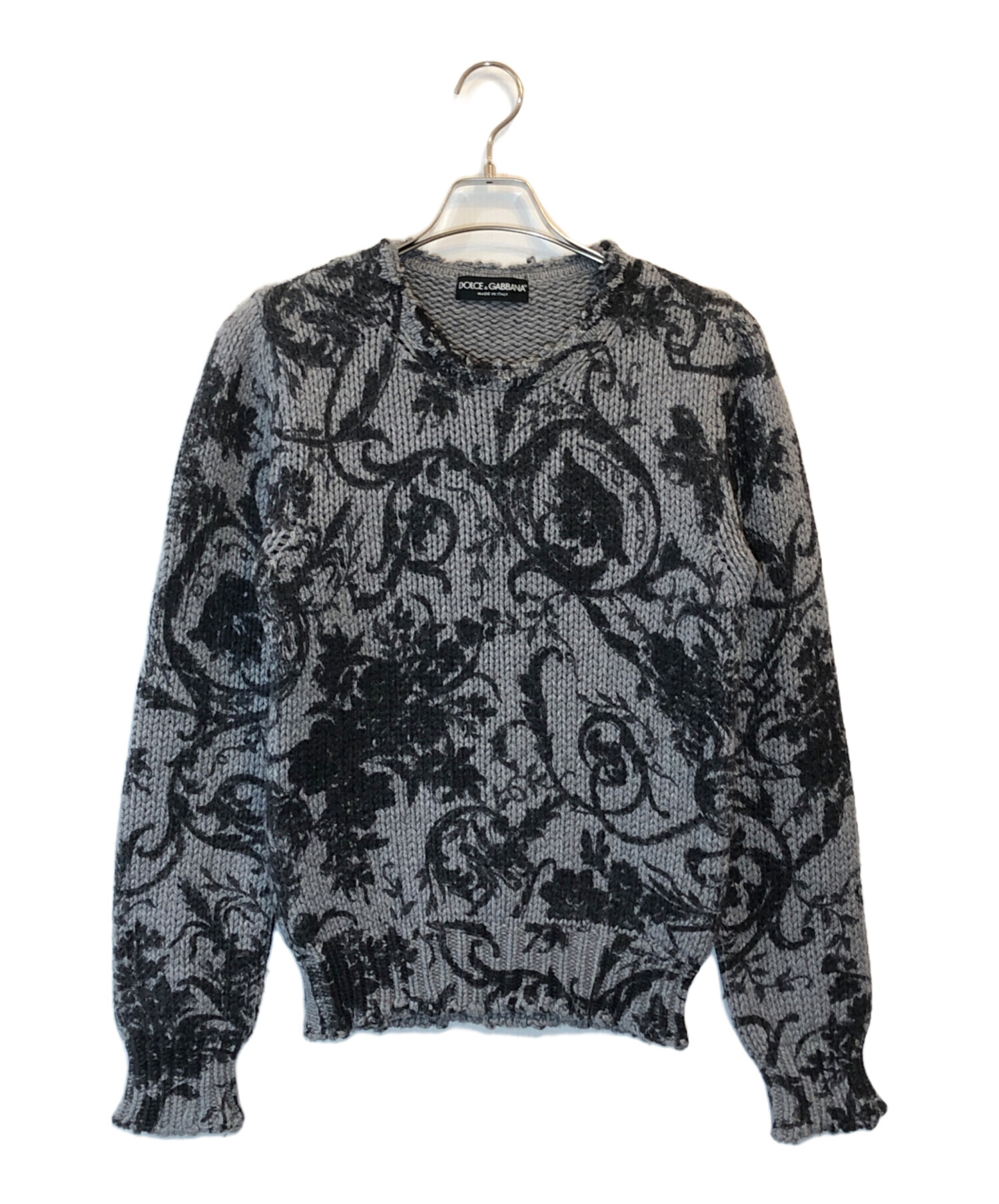 中古・古着通販】DOLCE & GABBANA (ドルチェ＆ガッバーナ) 総柄ニット
