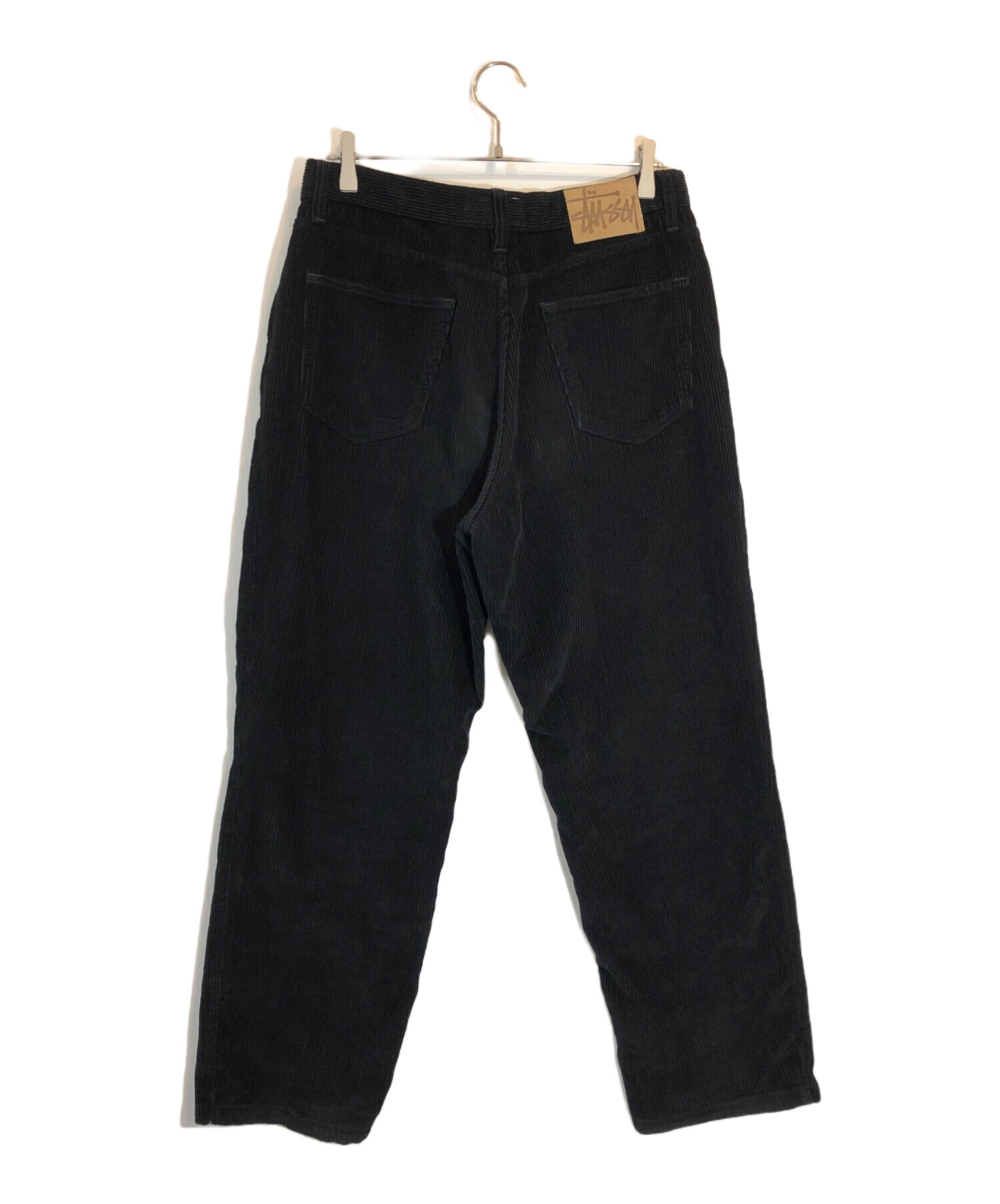 Stussy CORDUROY BIG OL' JEANS ブラック 30 新品 中古・古着通販】stussy (ステューシー) CORDUROY BIG OL' JEANS