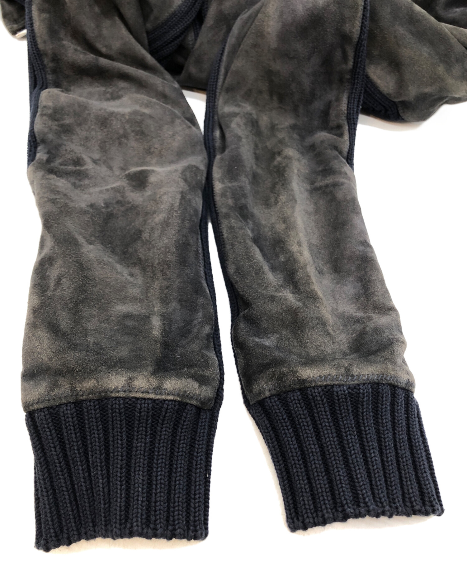 中古・古着通販】DSQUARED2 (ディースクエアード) ニット切替スエード 