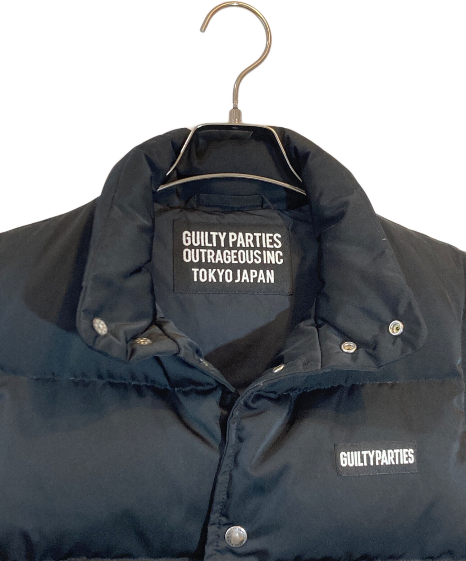 中古・古着通販】WACKO MARIA (ワコマリア) ダウンベスト ブラック