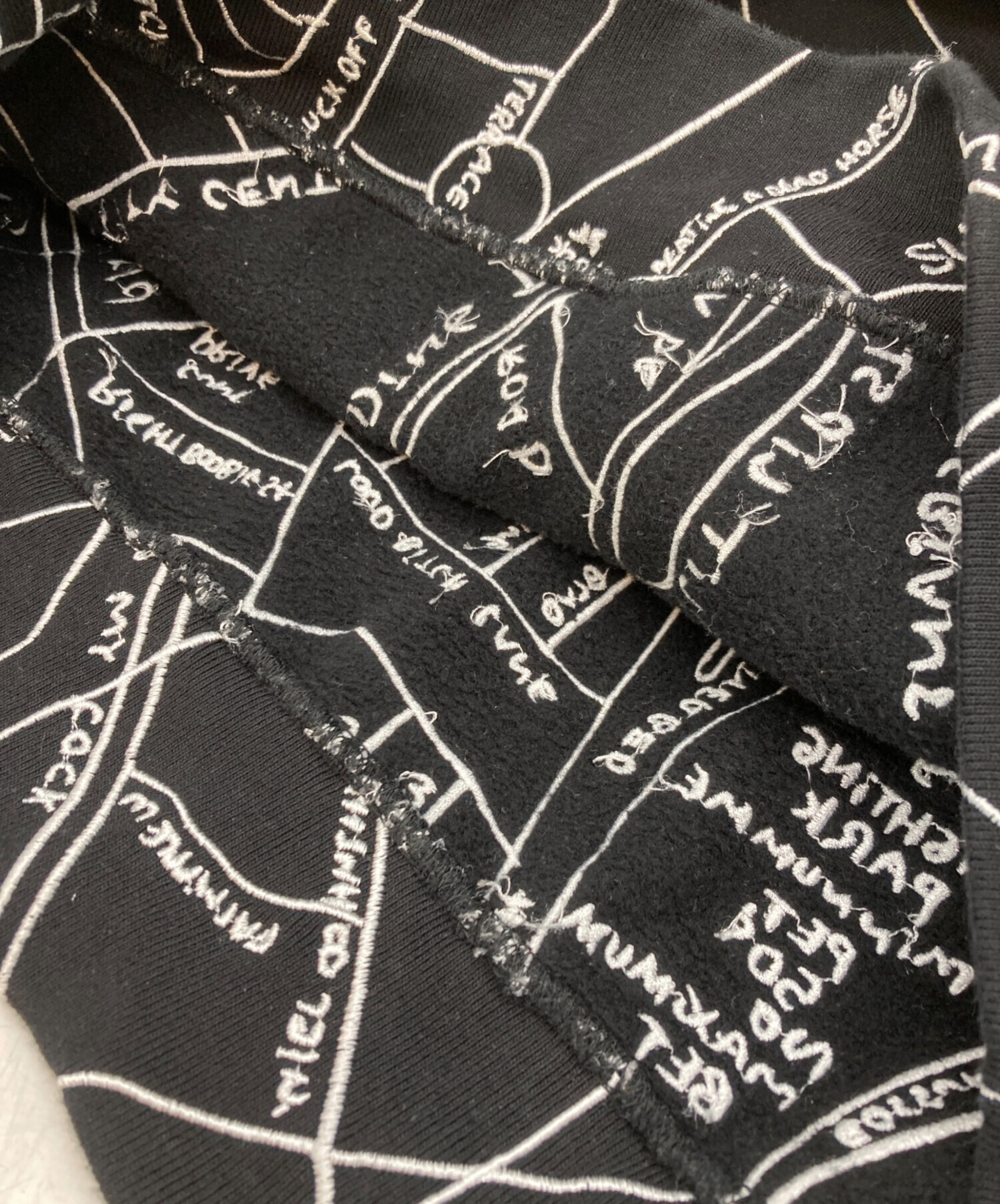 中古・古着通販】SUPREME (シュプリーム) GONZ EMBROIDERED MAP HOODED 