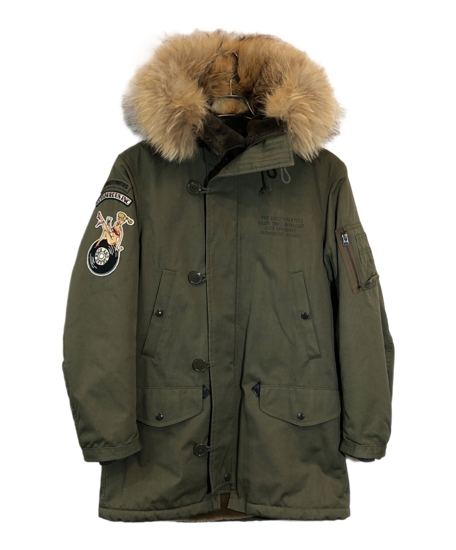 中古・古着通販】WACKO MARIA (ワコマリア) N3B モッズコート グリーン 