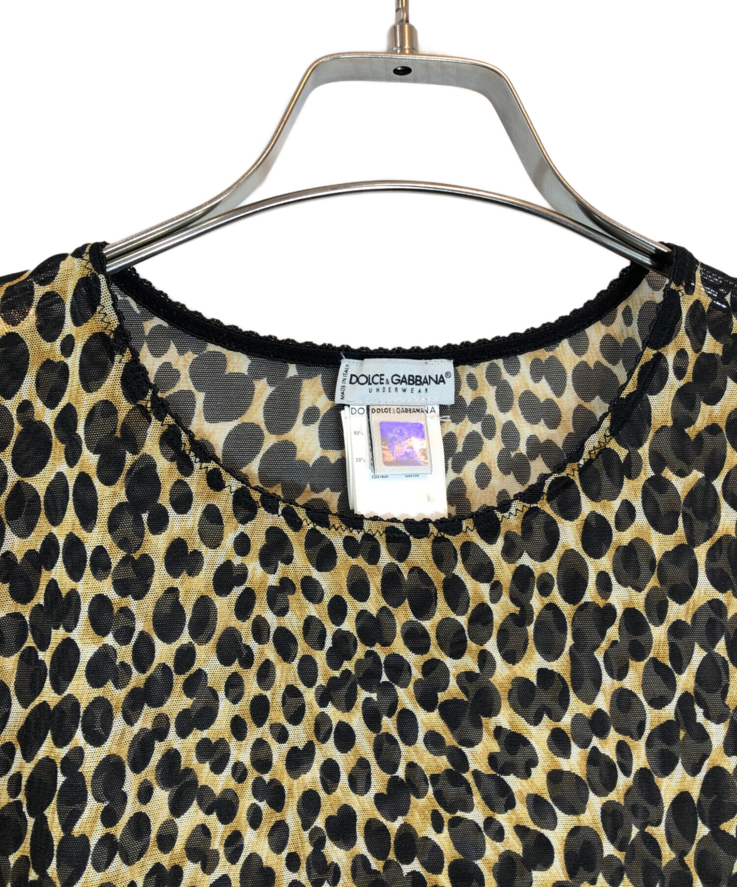 DOLCE & GABBANA ヒョウ柄タンクトップ 17238861_35765870_1000.jpg