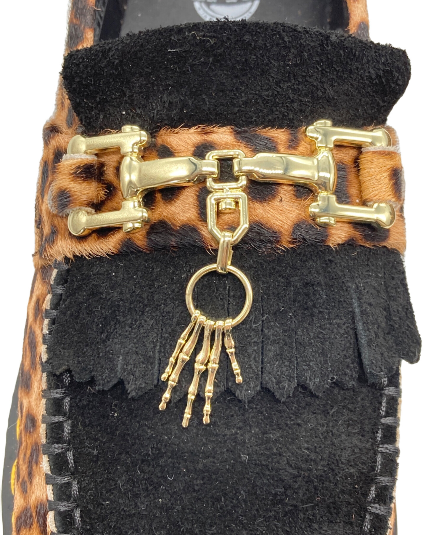 【美品】Dr. Martens Adrian Bone Snaffle ドクターマーチン◇Adrian Bone Snaffleスエードローファー◇黄 (Dr