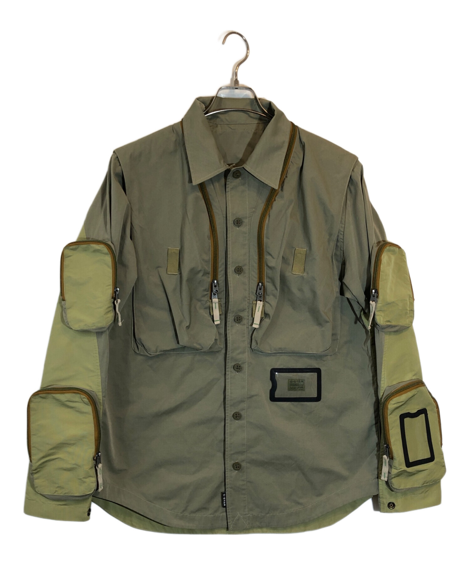 G-STAR RAW E 24H ライフベストシャツ／ミリタリーディテール 中古・古着通販】G-STAR RAW (ジースターロゥ) E 24H Lifevest Shirt