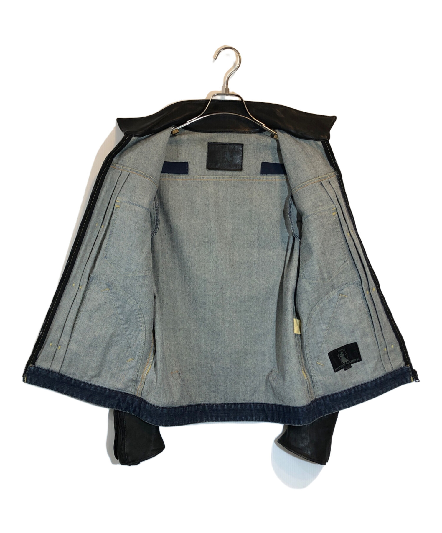 中古・古着通販】Hysteric Glamour (ヒステリックグラマー) レザー切替