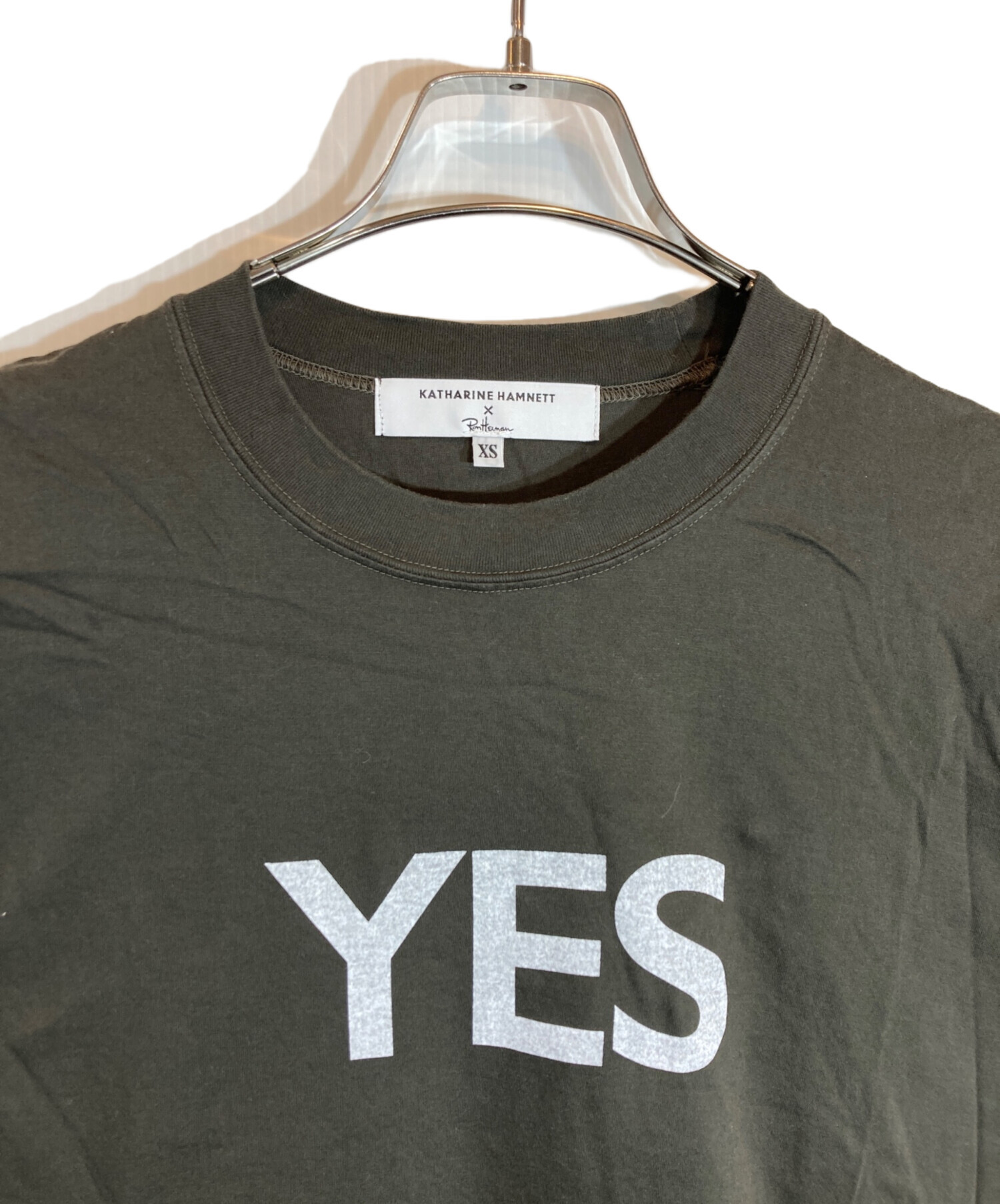 【美品】ロンハーマン別注 キャサリンハムネット YES Tシャツ 中古・古着通販】KATHARINE HAMNETT (キャサリンハムネット) Ron