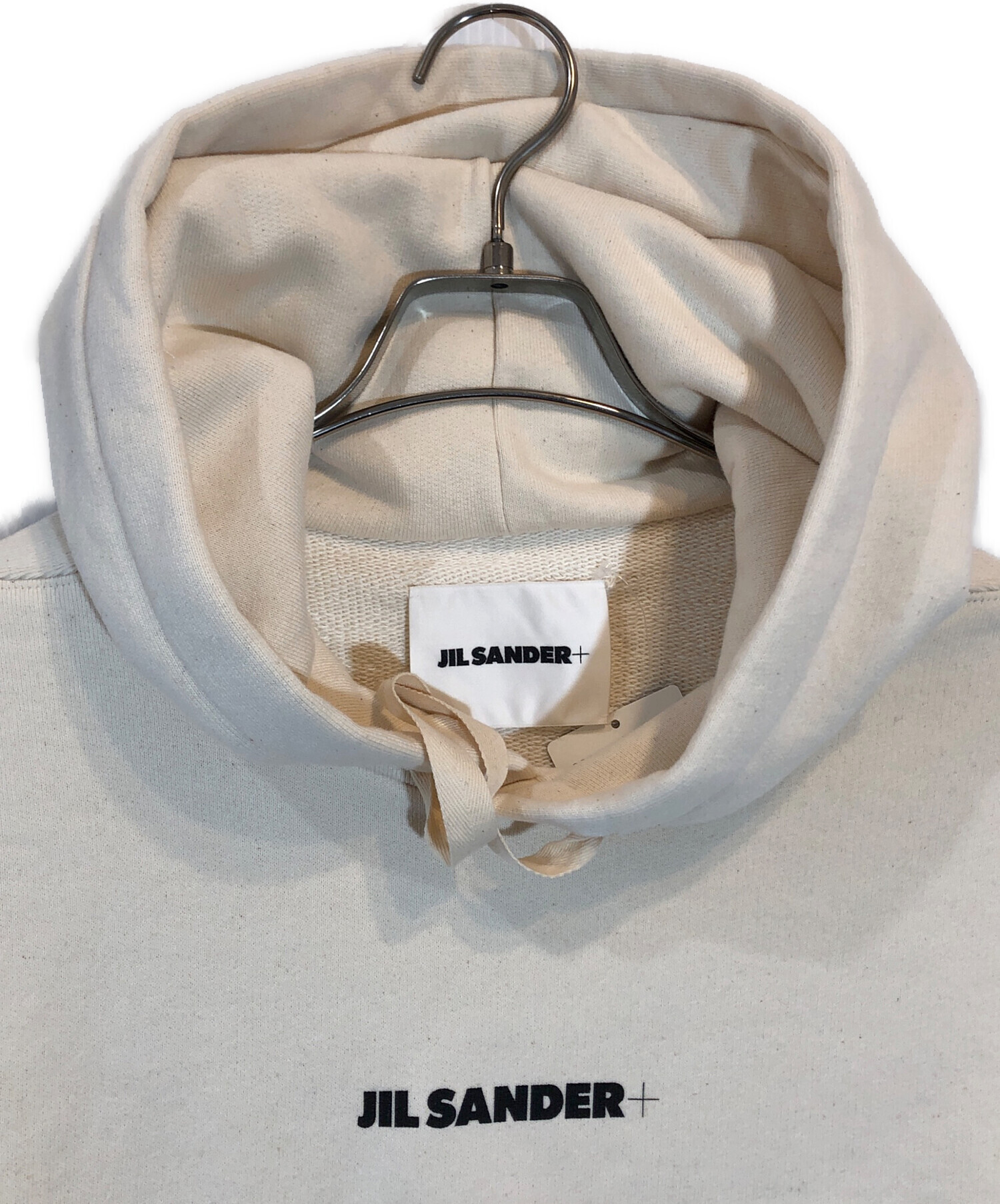 Jil Sander plus ヘビーコットン ロゴ パーカー Jil Sander plus ヘビーコットン ロゴ パーカー Jil Sander ロゴ