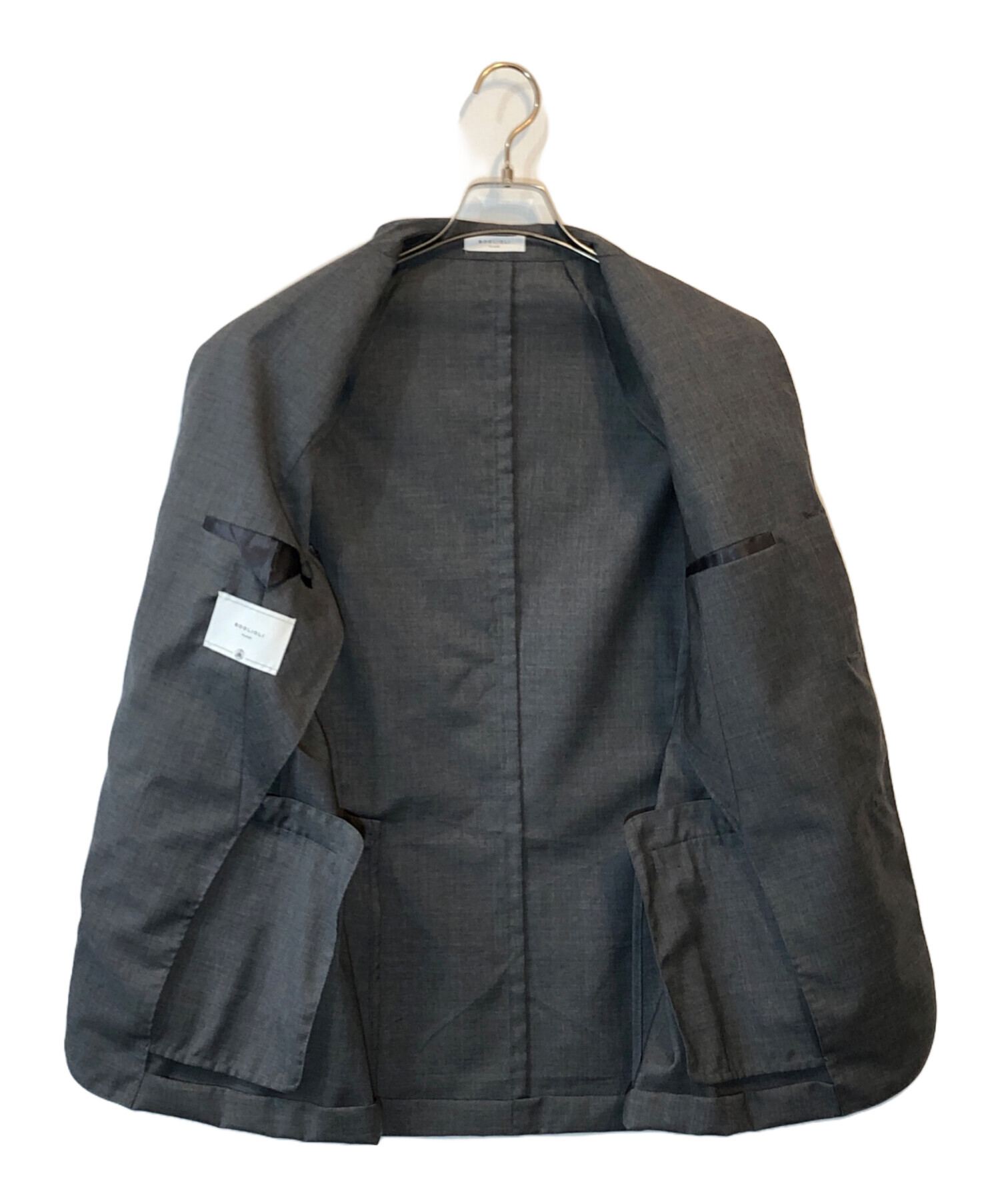 中古・古着通販】BOGLIOLI (ボリオリ) ウールコットンヘリンボーン3B