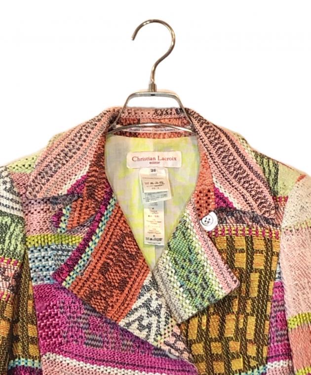 未使用タグ付き✨CHRISTIAN LACROIX ツイード ジャケット 中古・古着通販】Christian Lacroix (クリスチャン ラクロワ) ツイード