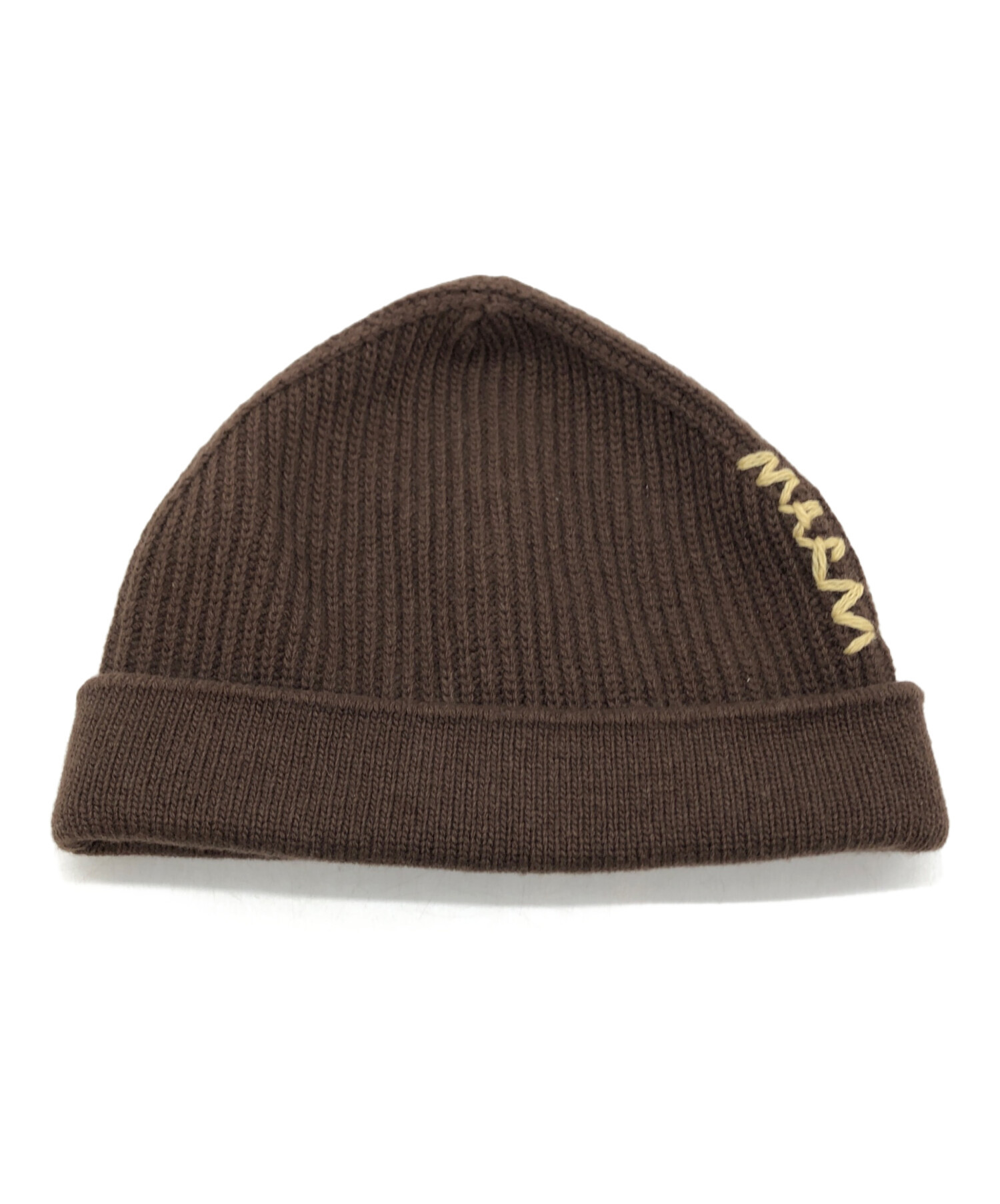 中古・古着通販】MARNI (マルニ) ニットキャップ ブラウン｜ブランド