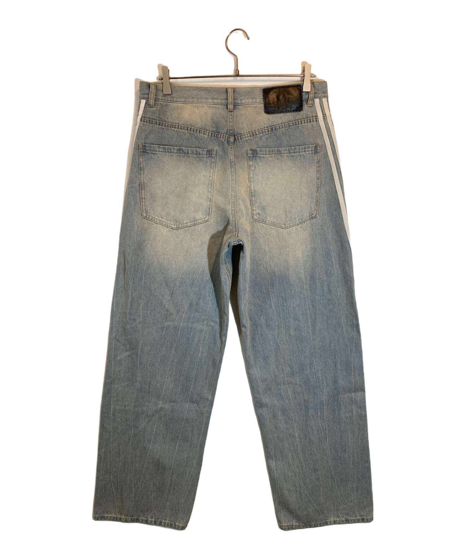 中古・古着通販】adidas (アディダス) デニムパンツ インディゴ サイズ