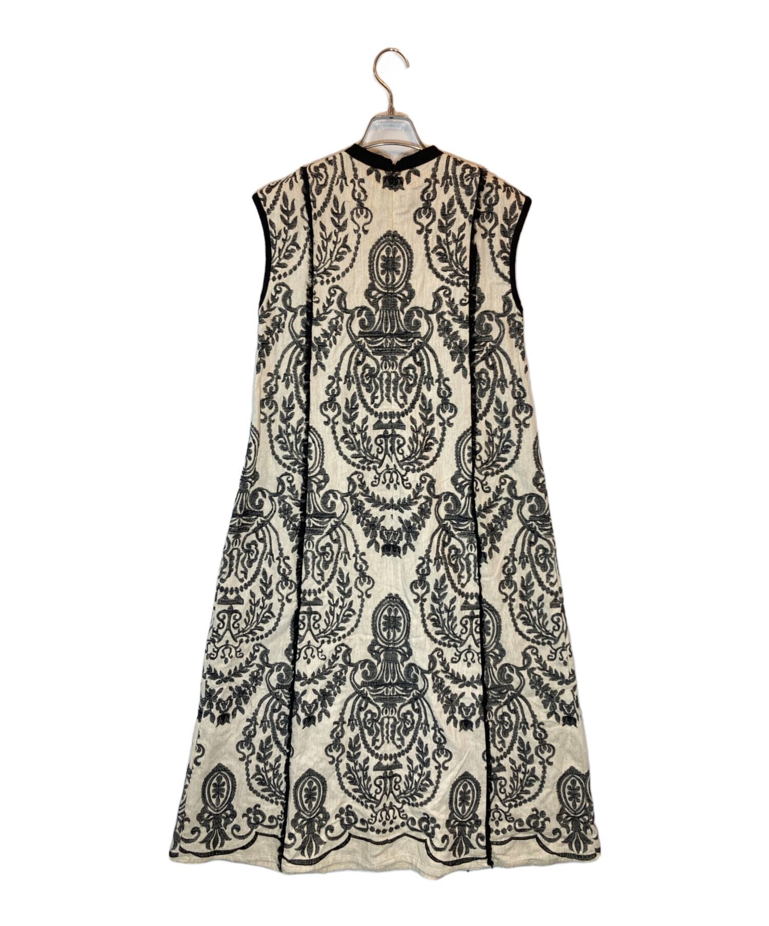 中古・古着通販】AMERI (アメリ) ダマスクワンピース アイボリー