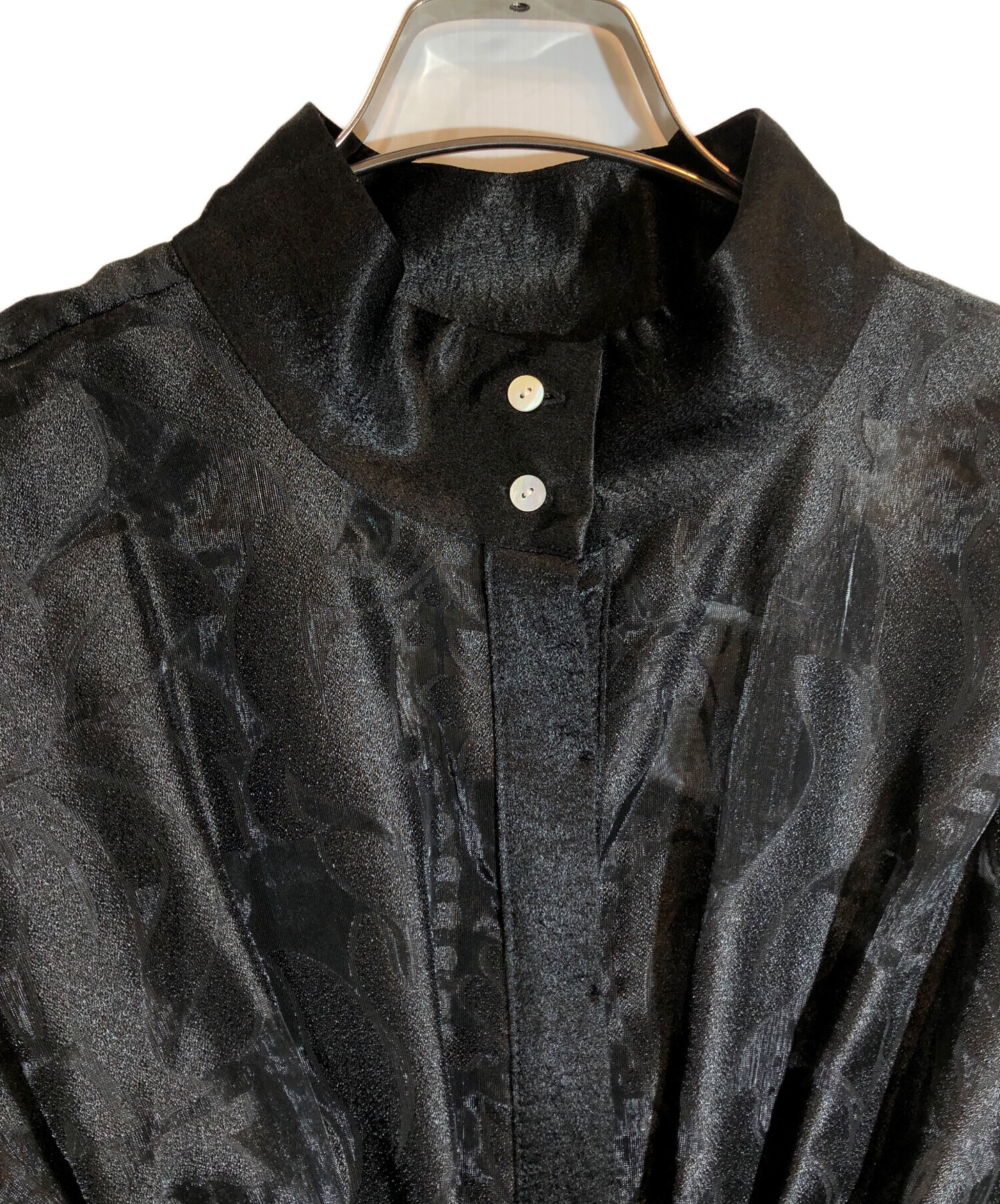 中古・古着通販】Ameri (アメリ) UND SHEER JACQUARD TUCK DRESS