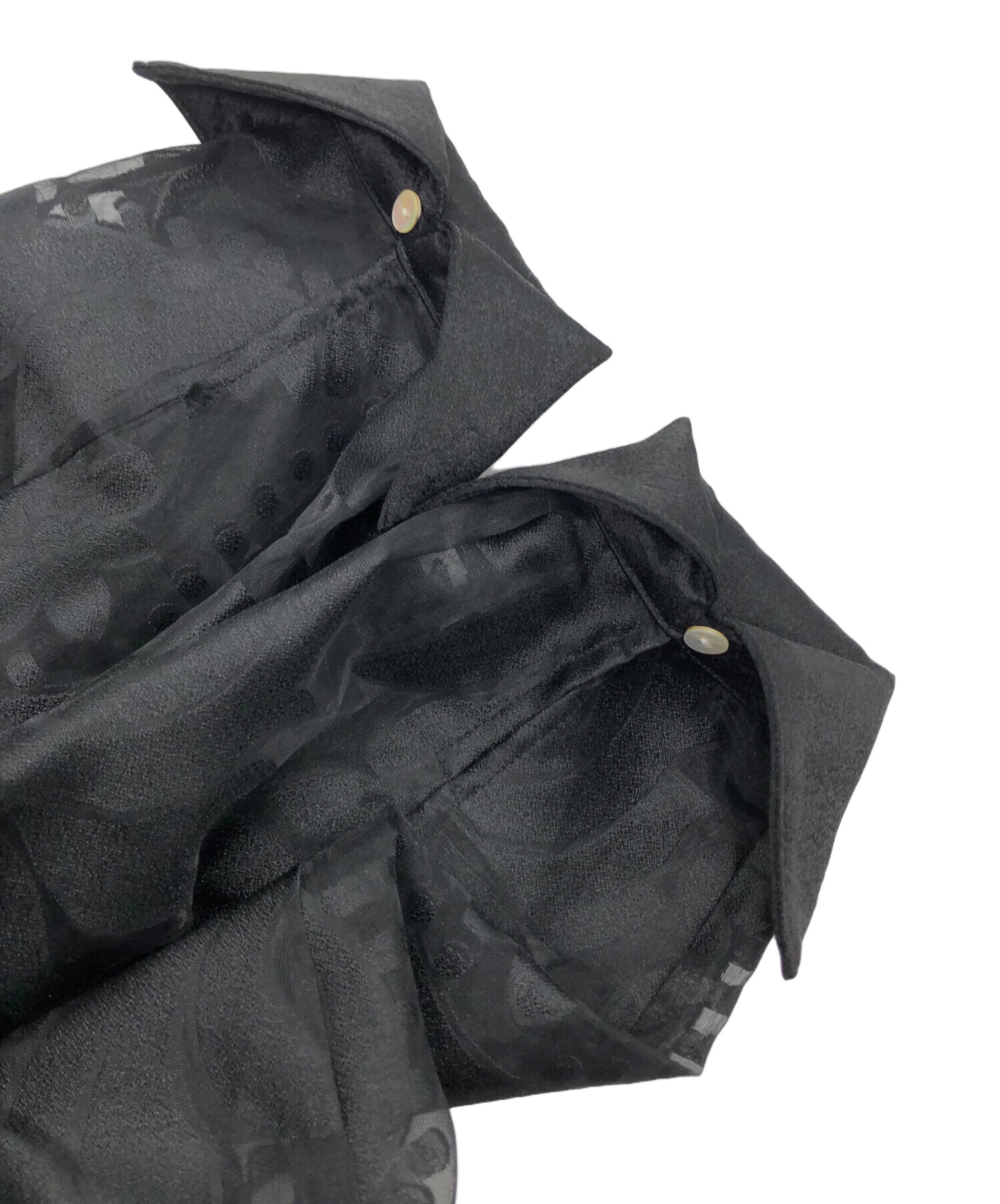 中古・古着通販】Ameri (アメリ) UND SHEER JACQUARD TUCK DRESS