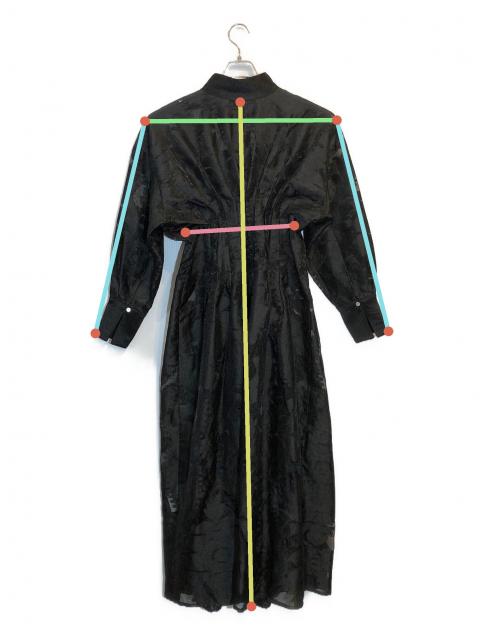 中古・古着通販】Ameri (アメリ) UND SHEER JACQUARD TUCK DRESS