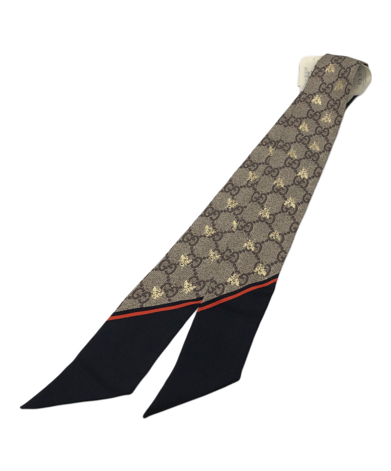 中古・古着通販】GUCCI (グッチ) GGビー ハチ シルク ネックボウ