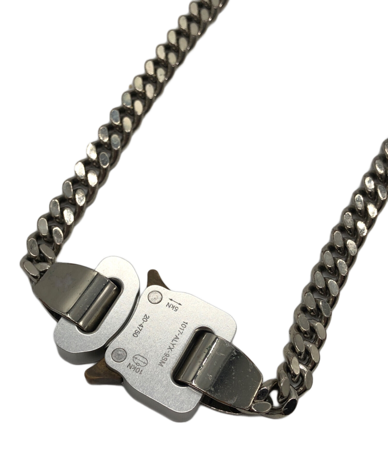 1017 ALYX 9SM アリクス チェーン ネックレス シルバー 中古・古着通販】1017 ALYX 9SM (アリクス) チェーンネックレス