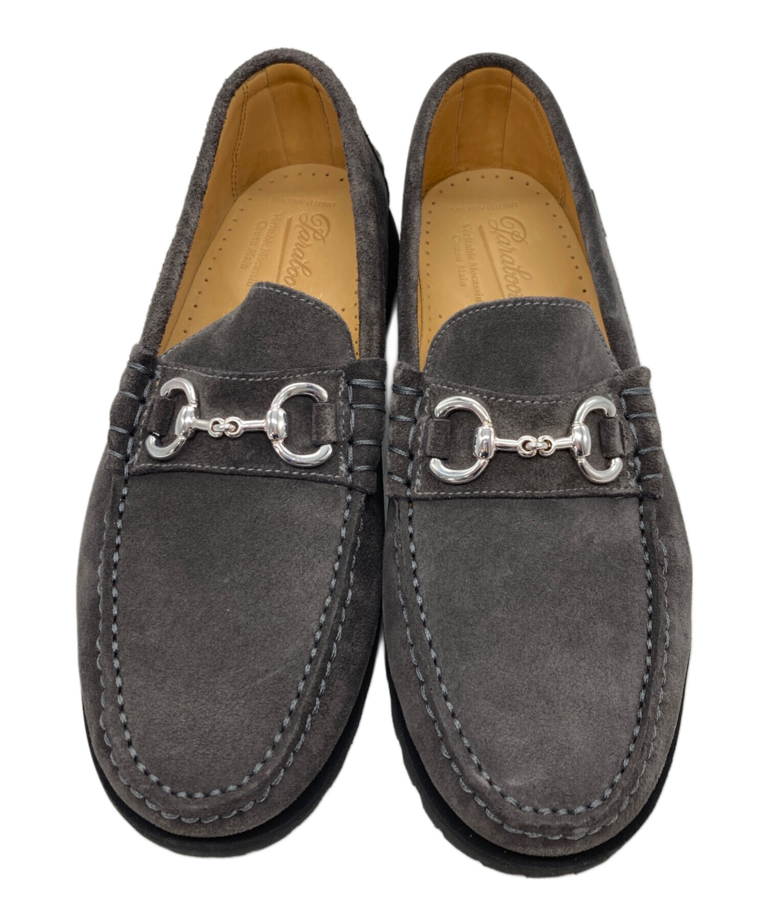 【美品】UNITED ARROWS X Paraboot モカシン グレー 中古・古着通販】PARABOOT (パラブーツ) UNITED ARROWS TOKYO