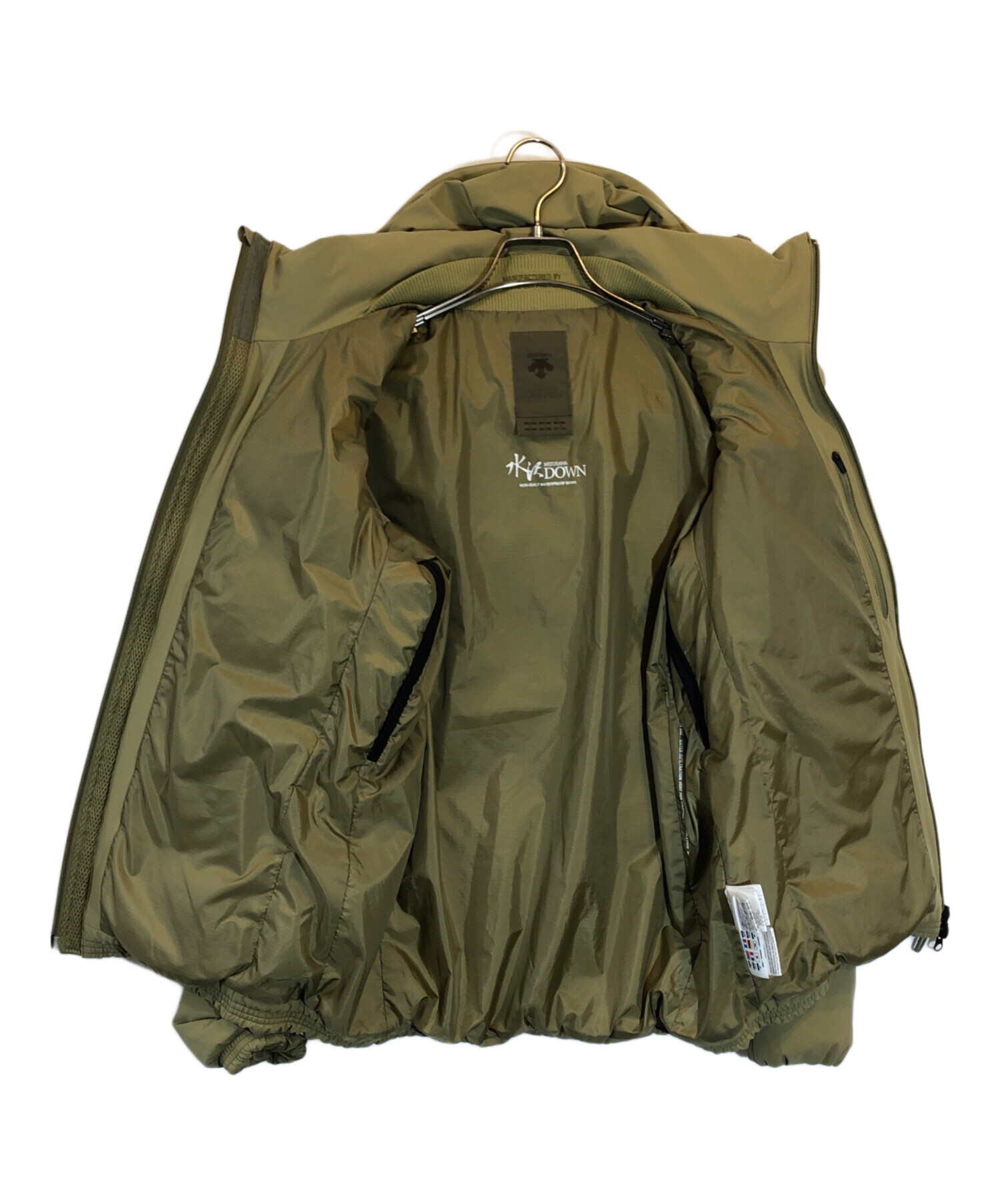 中古・古着通販】DESCENTE (デサント) 水沢ダウン アンカー カーキ