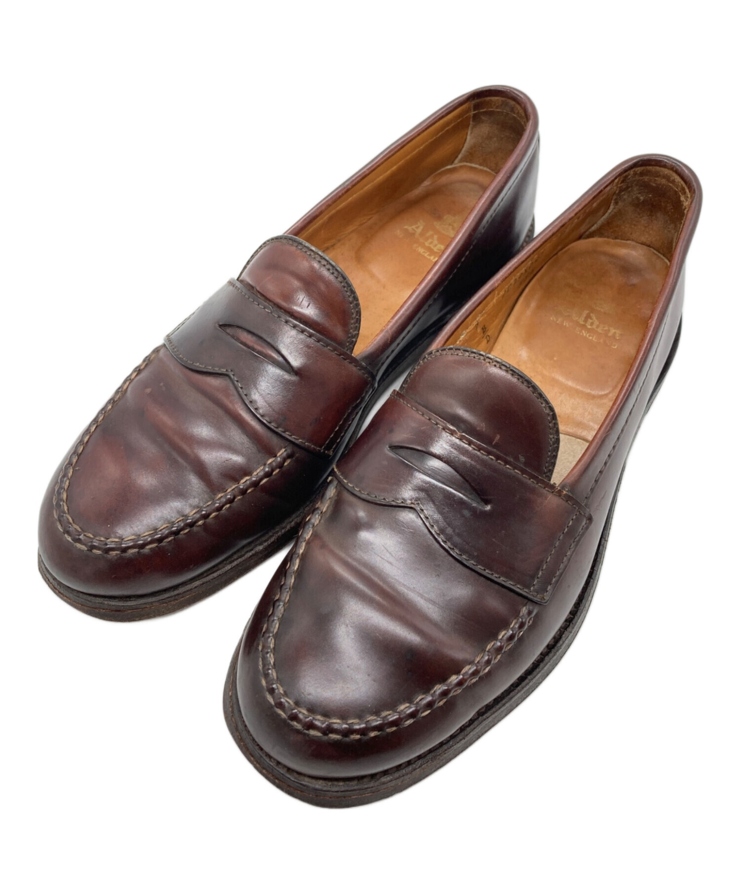 中古・古着通販】ALDEN (オールデン) コインローファー ブラウン 