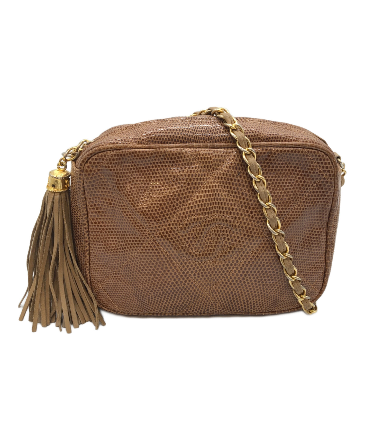 中古・古着通販】CHANEL (シャネル) ココマーク フリンジショルダー