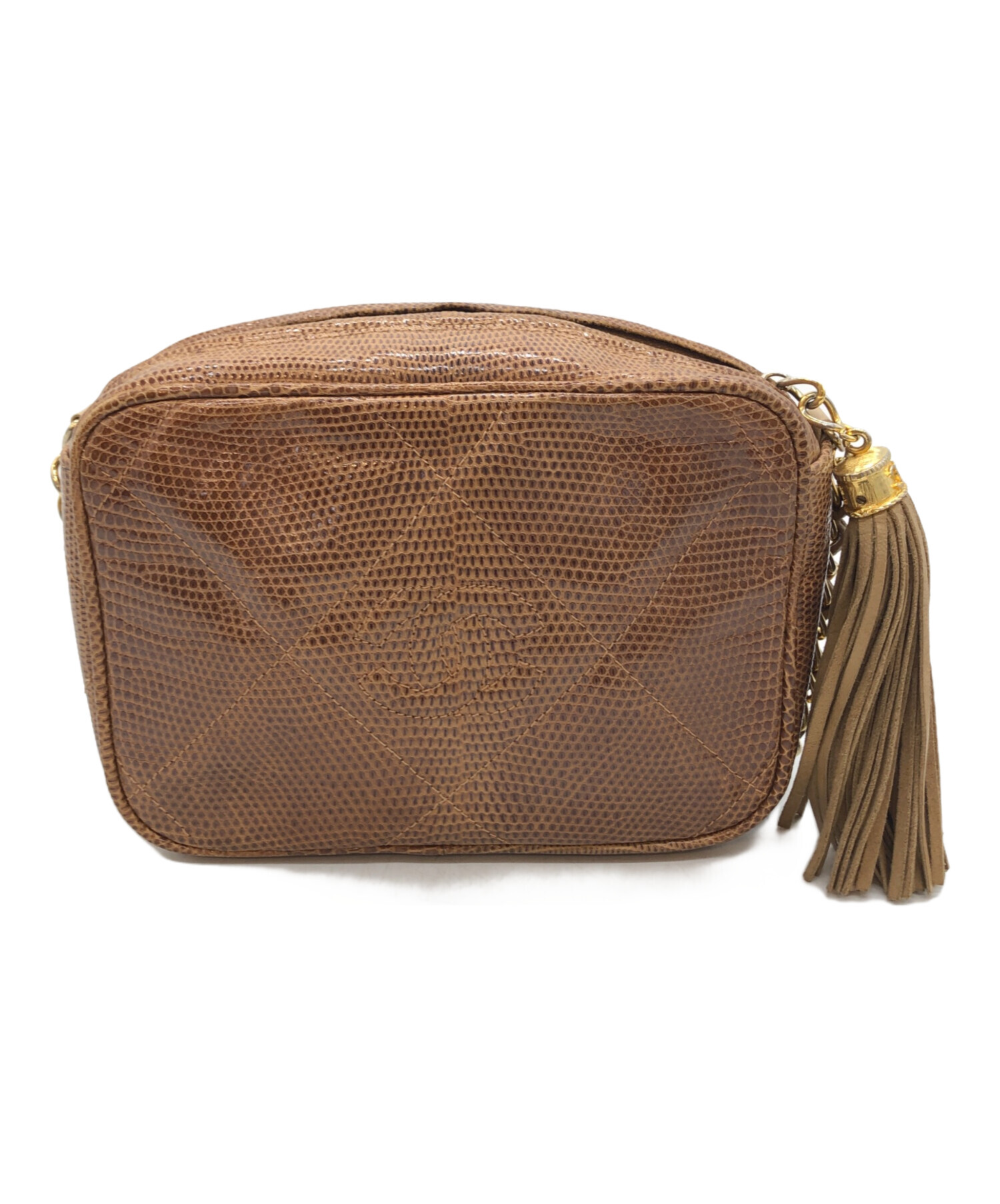 中古・古着通販】CHANEL (シャネル) ココマーク フリンジショルダー 