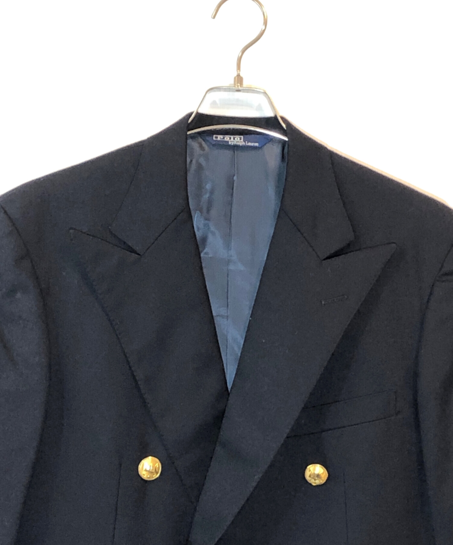 【未使用】ラルフローレン＊羊皮テーラードジャケット　２サイズ 中古・古着通販】POLO RALPH LAUREN (ポロ・ラルフローレン) 金釦