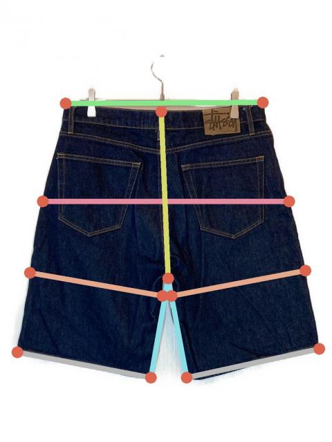 中古・古着通販】stussy (ステューシー) Big Ol Short Denim