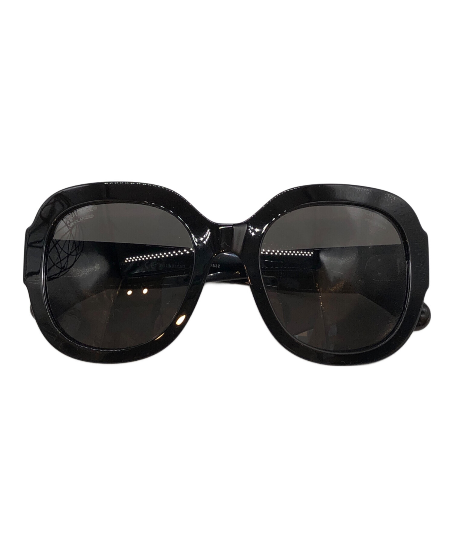 CHANEL シャネル サングラス - 黒xクリア 【古着】【中古】 中古・古着通販】CHANEL (シャネル) サングラス ブラック サイズ:53